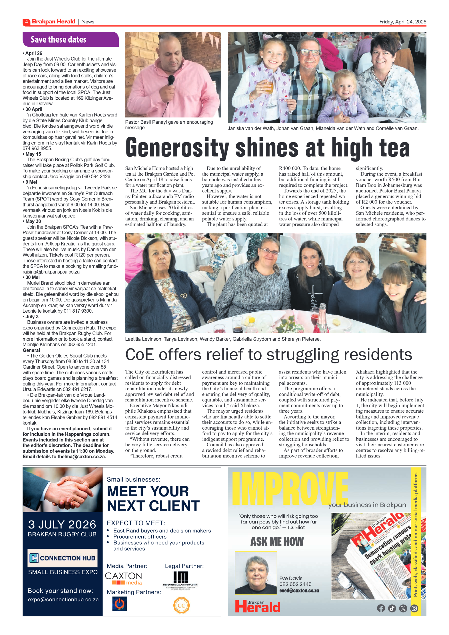Brakpan Herald 24 April 2026 page 4