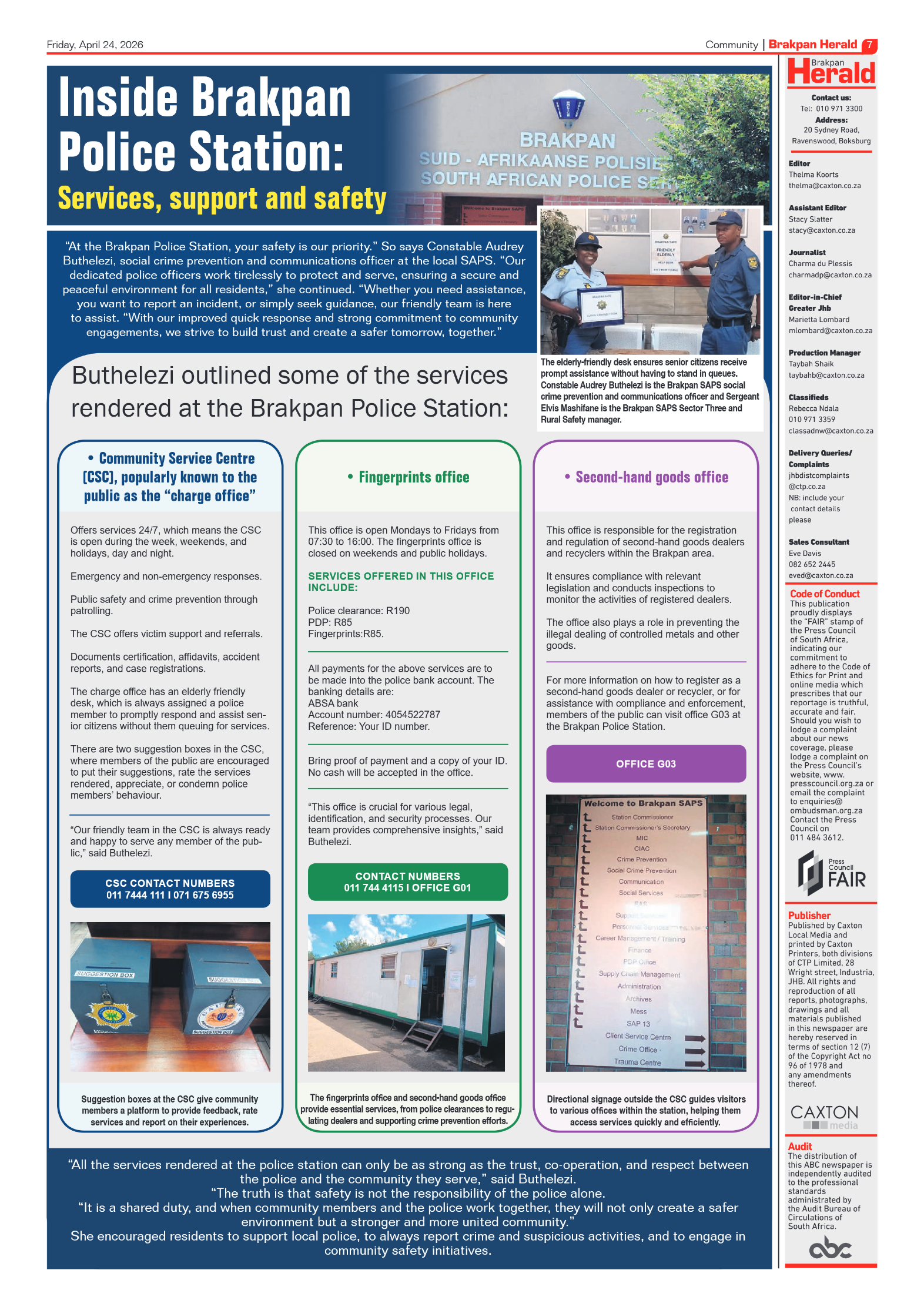 Brakpan Herald 24 April 2026 page 7