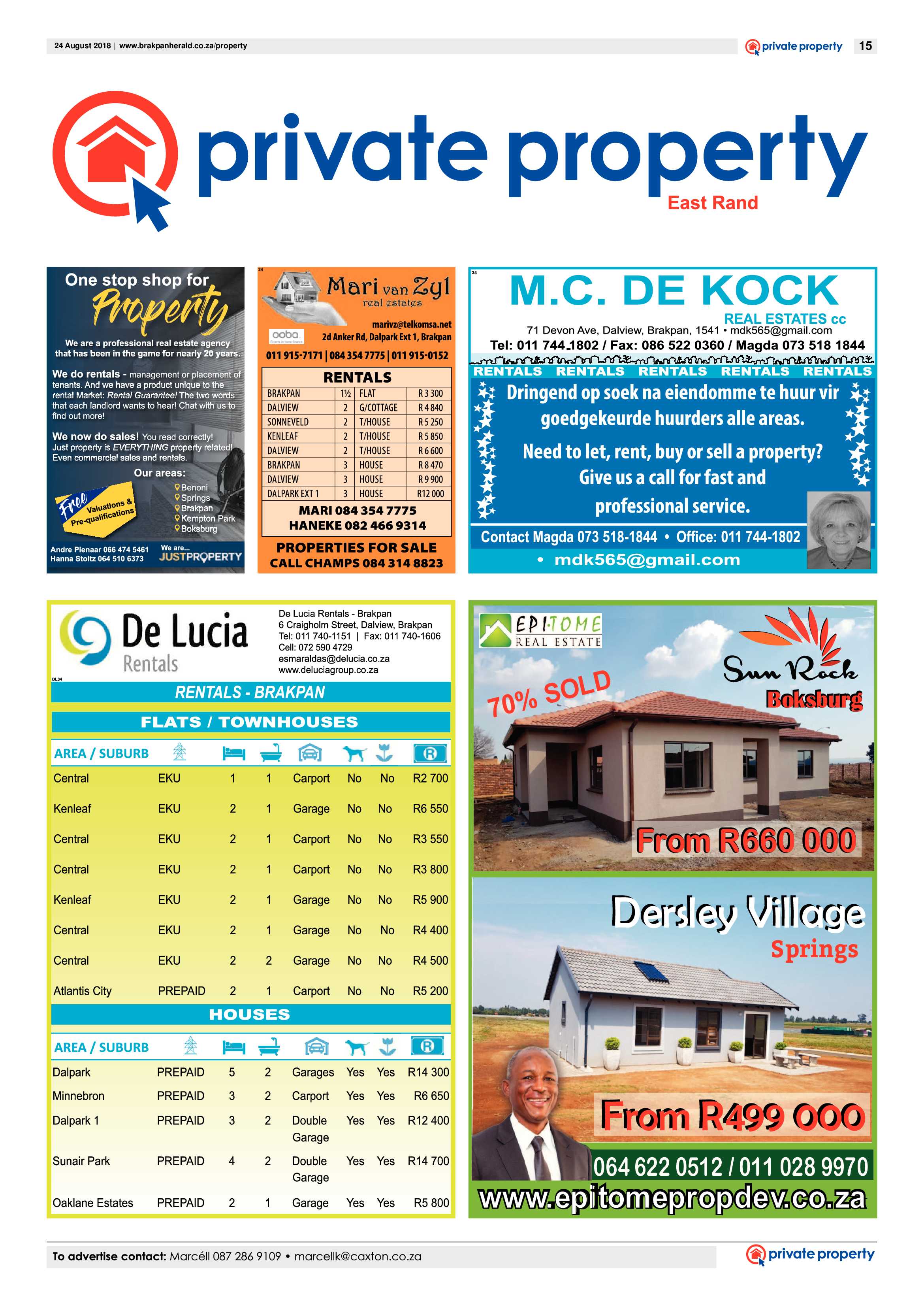 Brakpan Herald 24 August 2018 page 15