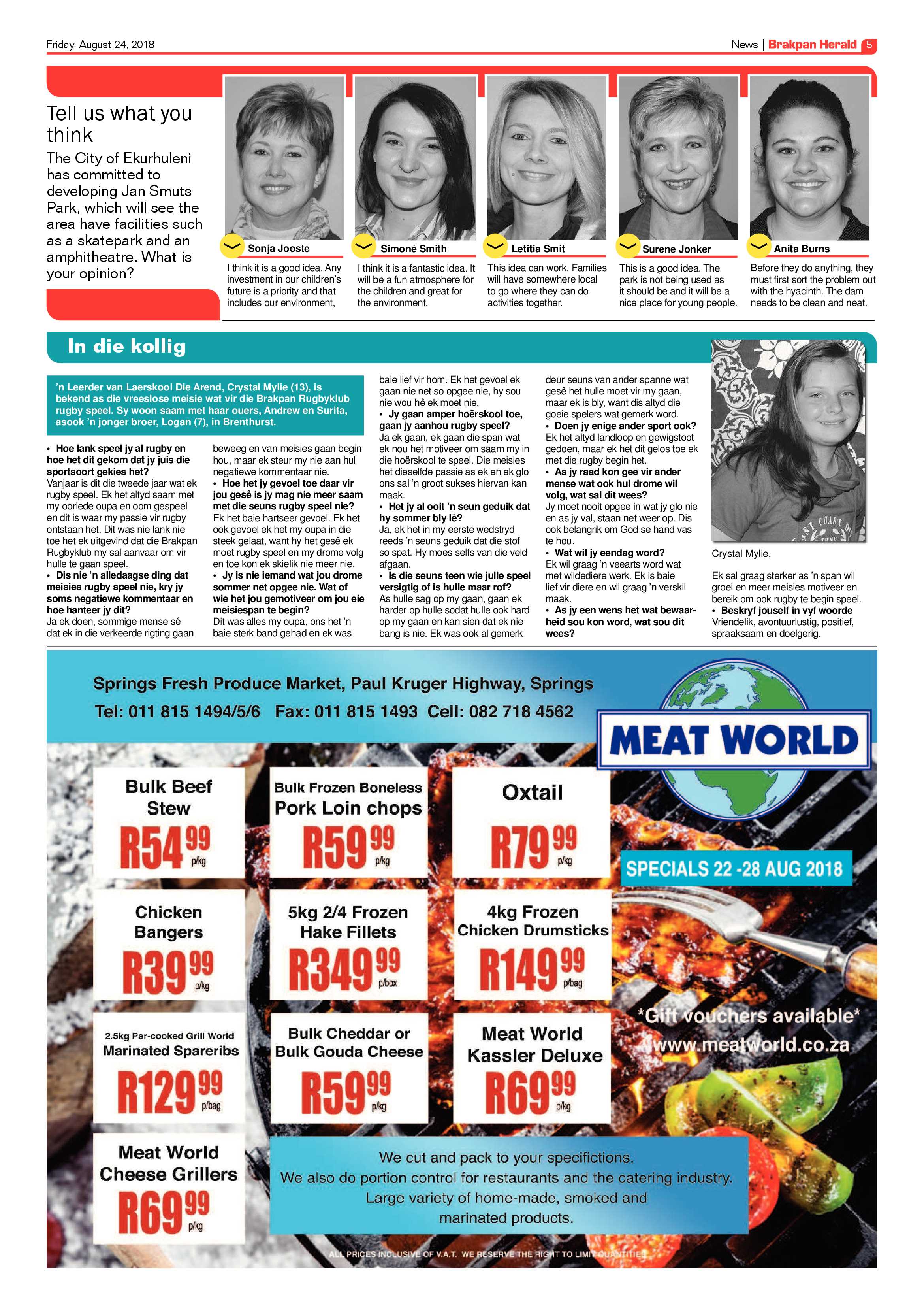Brakpan Herald 24 August 2018 page 5