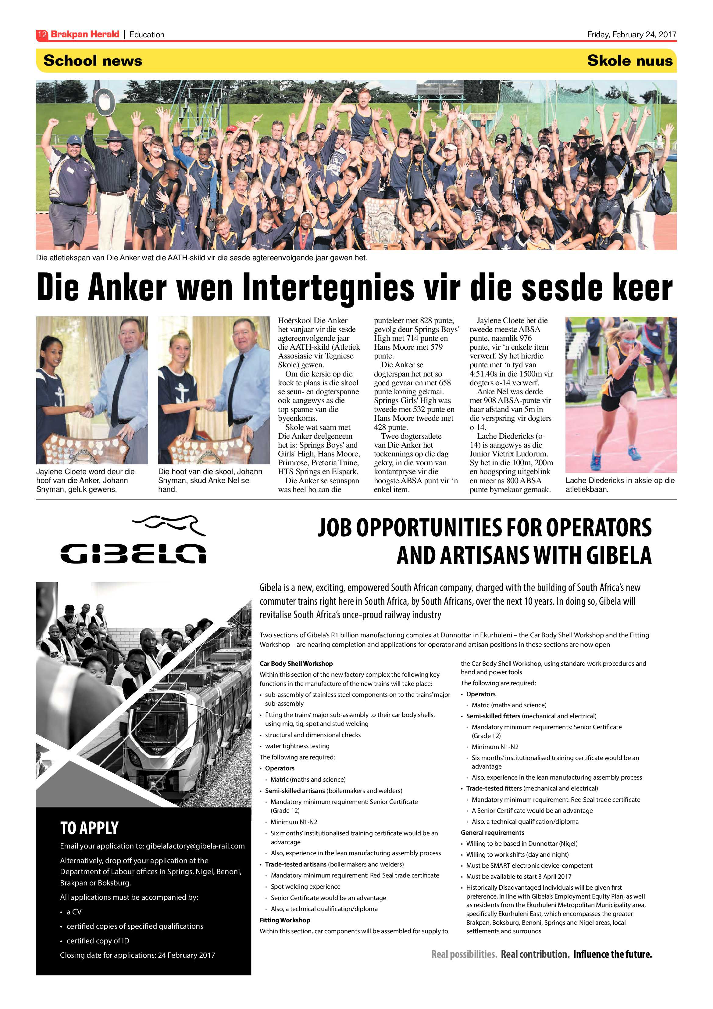 Brakpan Herald 24 February 2017 page 12