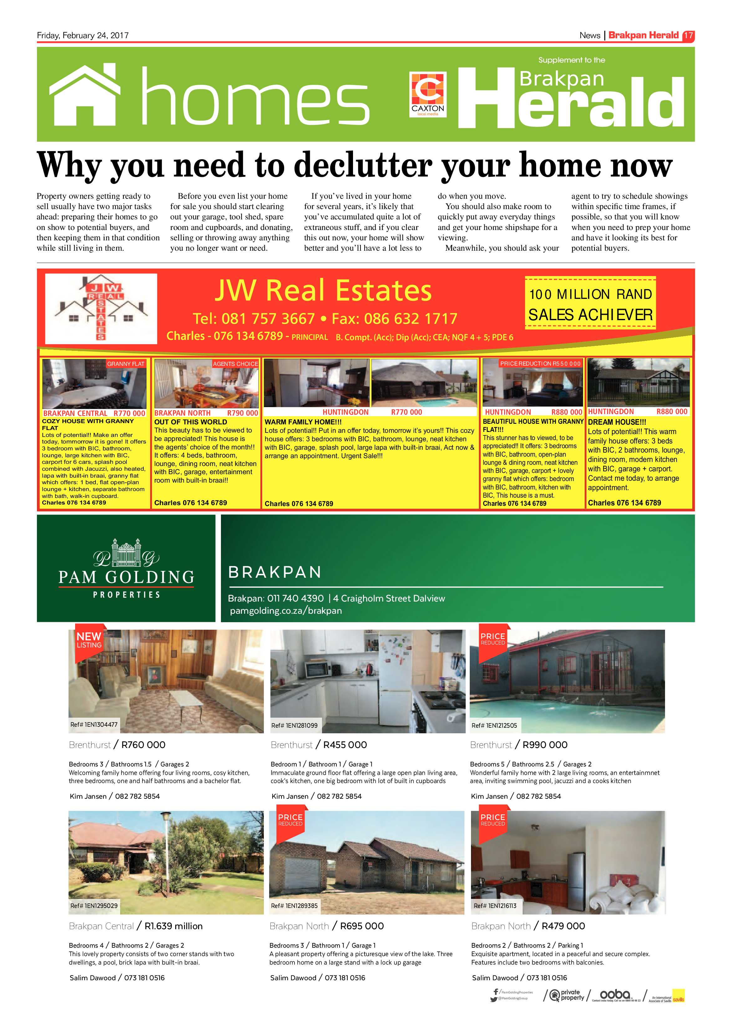 Brakpan Herald 24 February 2017 page 17