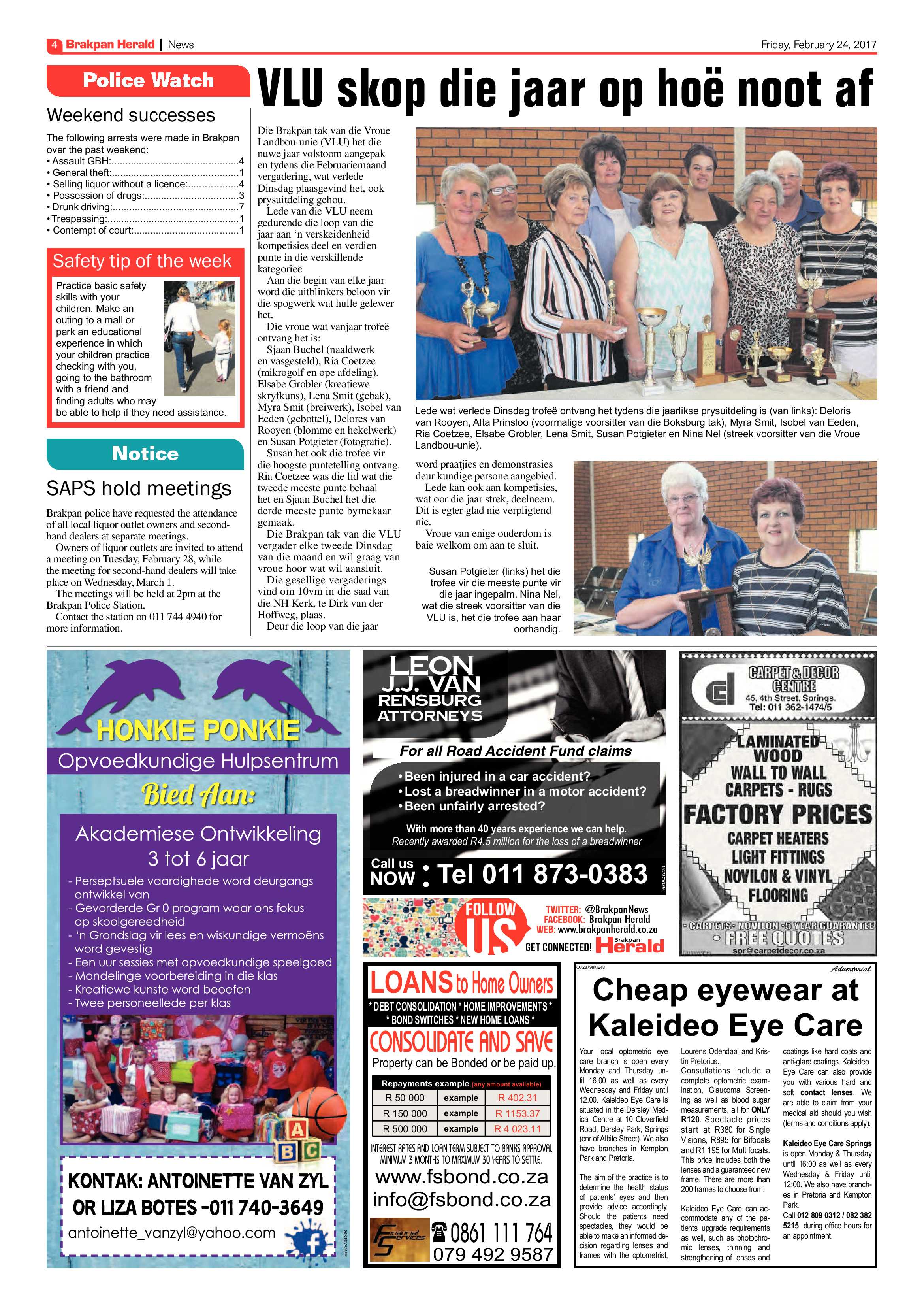 Brakpan Herald 24 February 2017 page 4