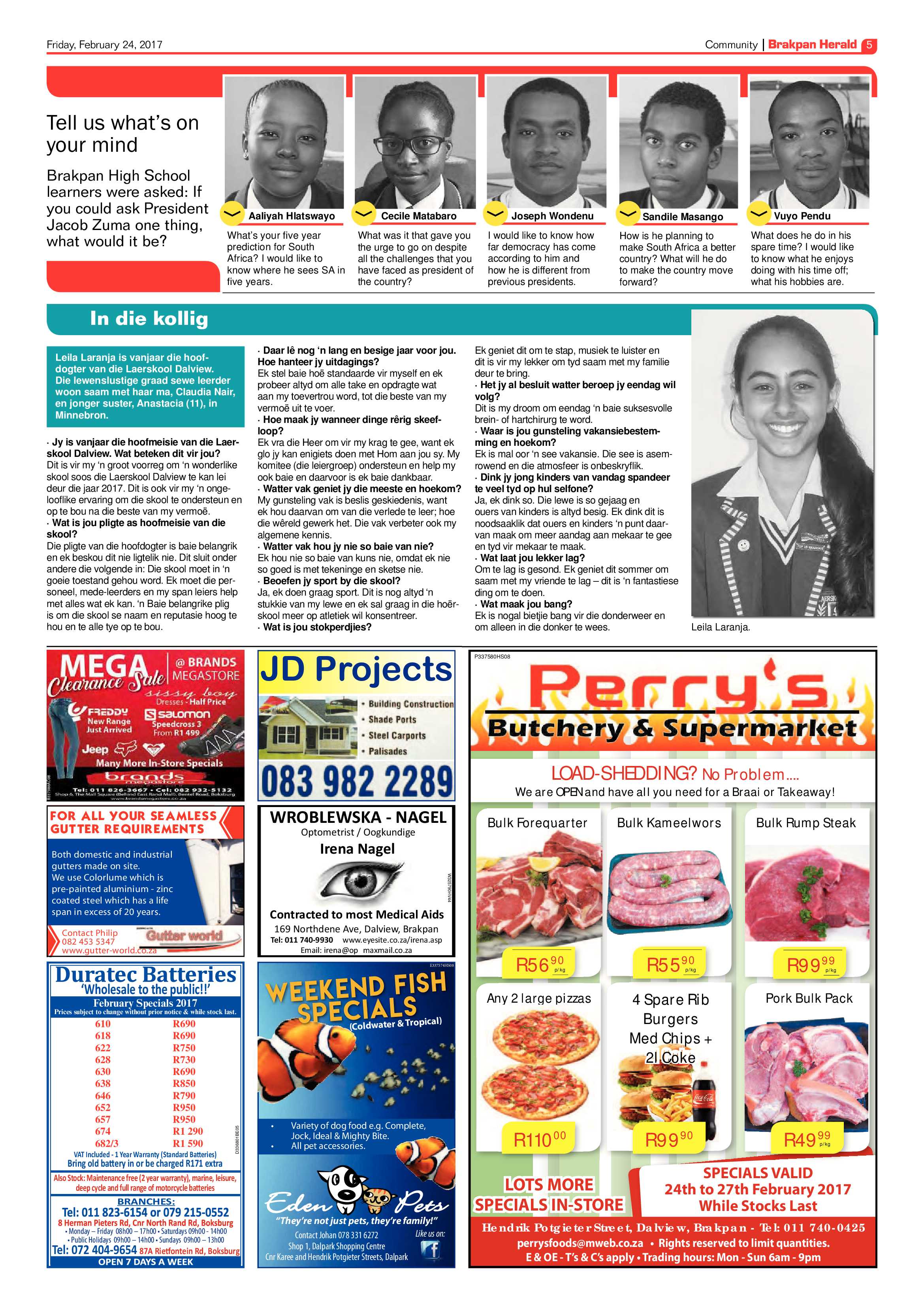 Brakpan Herald 24 February 2017 page 5
