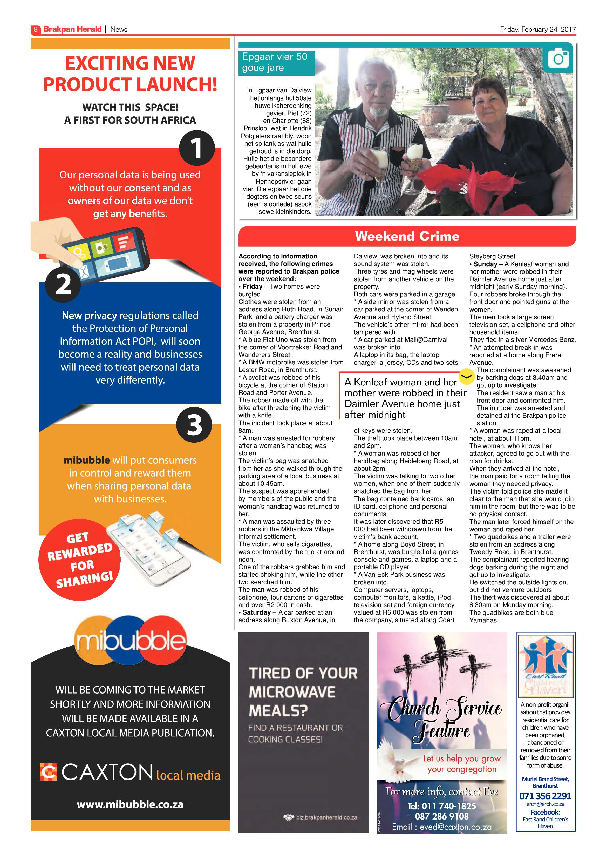 Brakpan Herald 24 February 2017 page 8