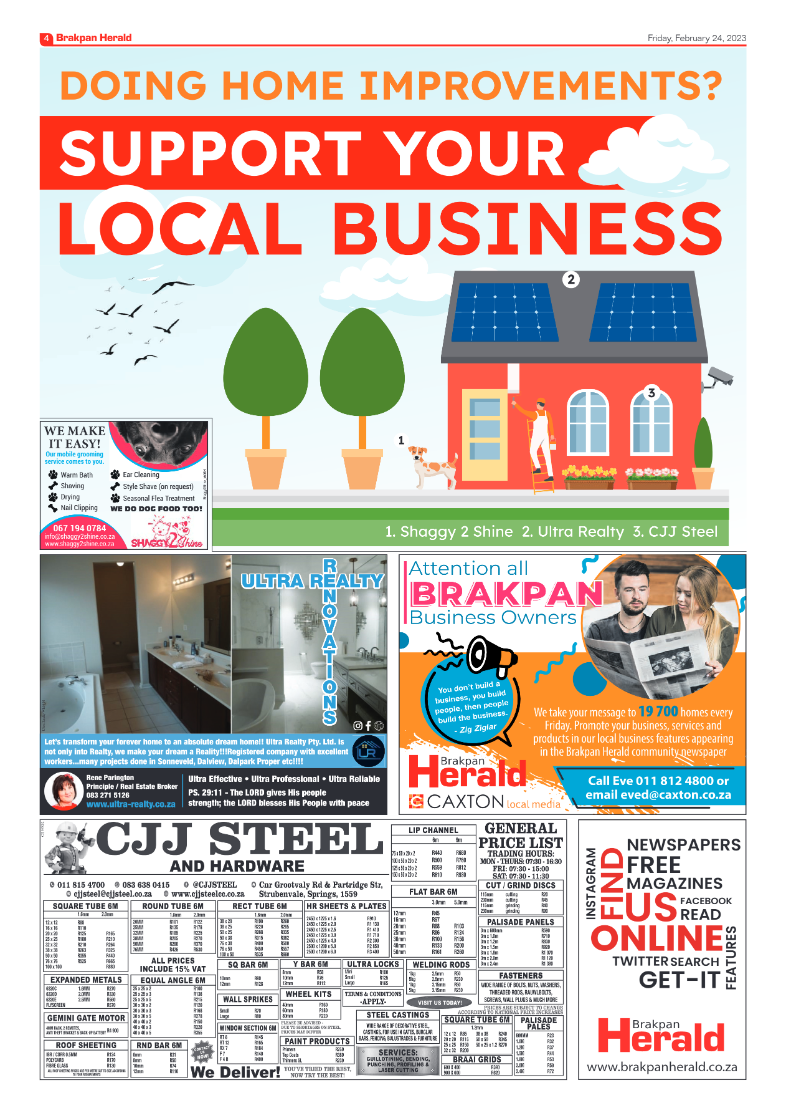 Brakpan Herald 24 February 2022 page 4