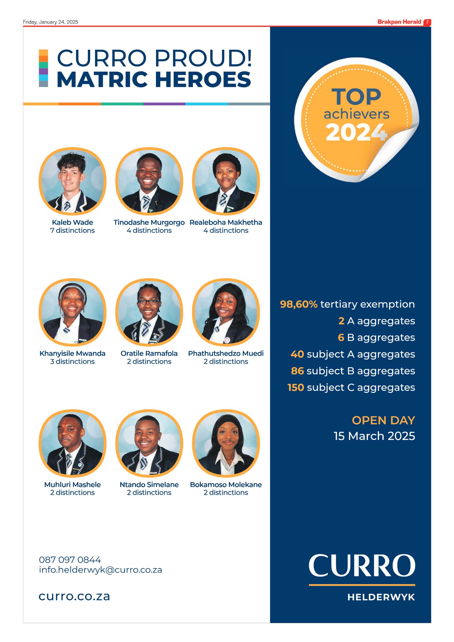 Brakpan Herald 24 January 2025 page 7