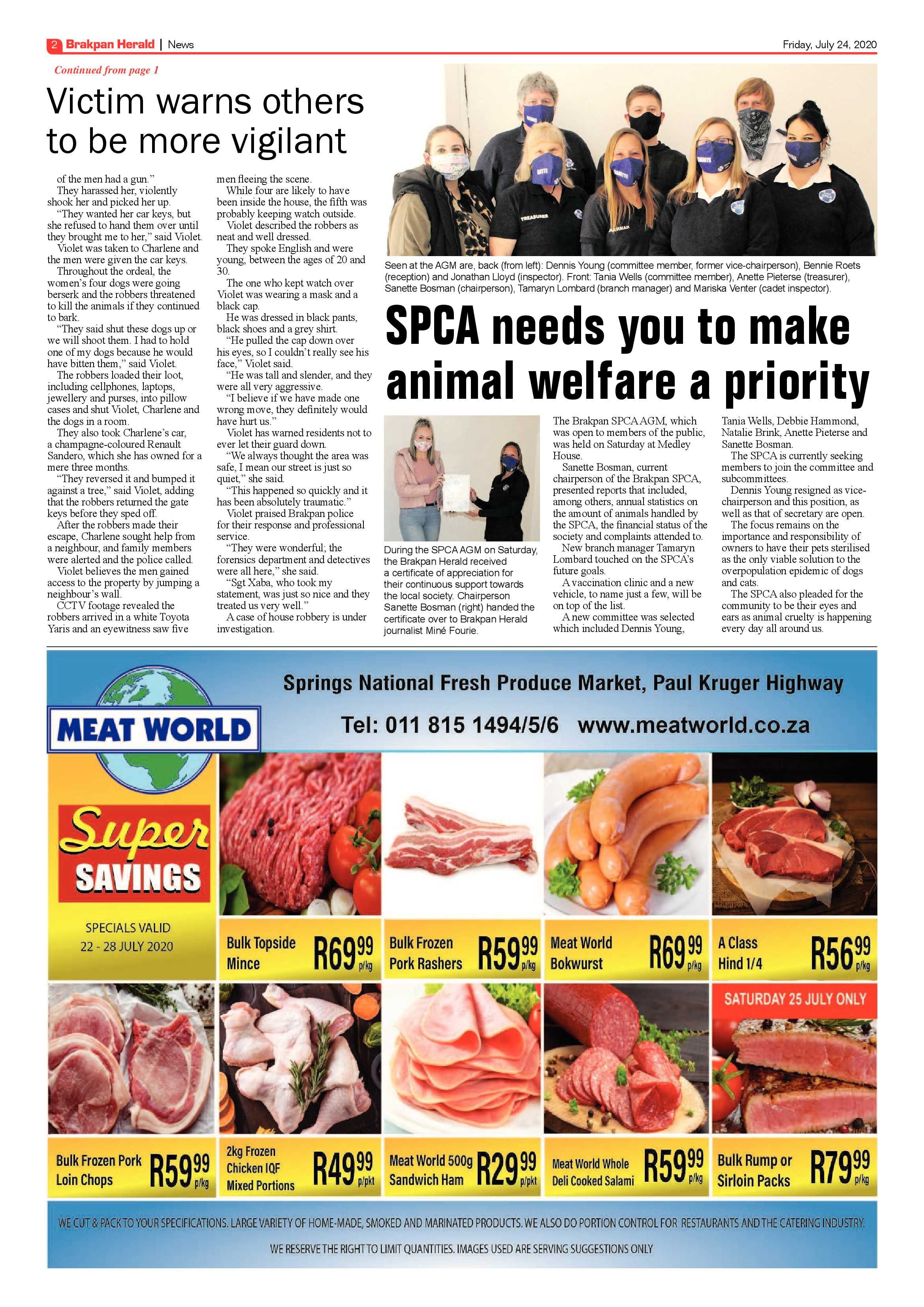 Brakpan Herald 24 July 2020 page 2