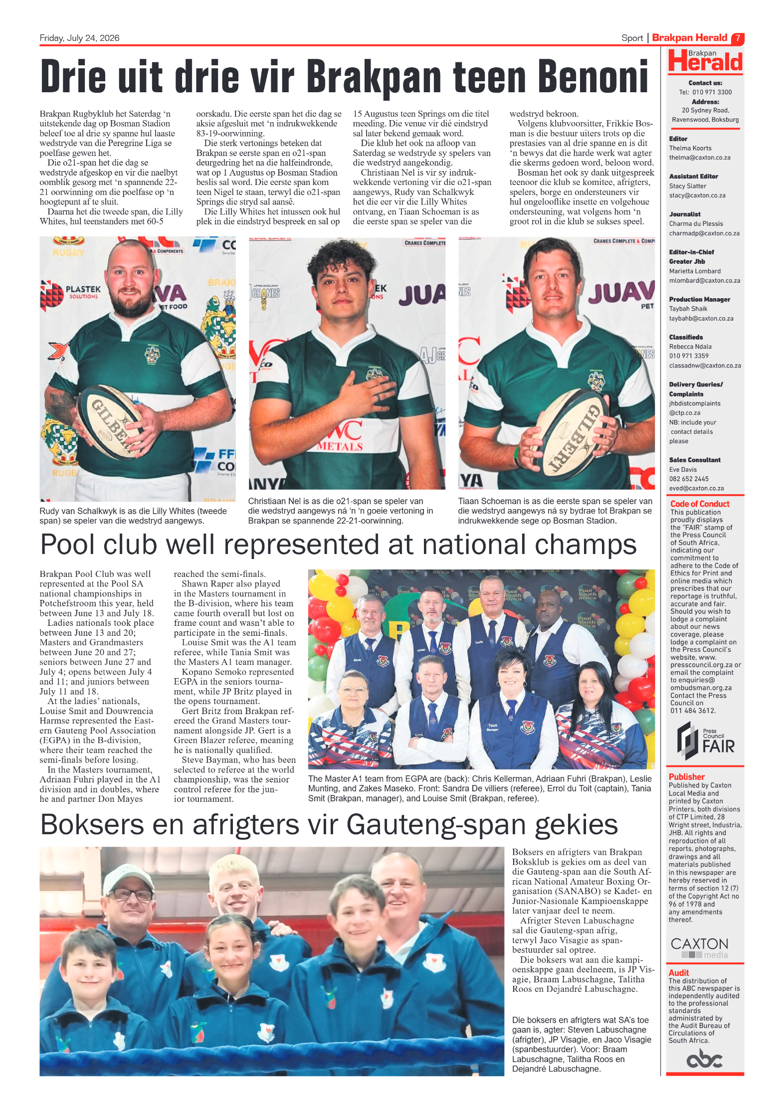Brakpan Herald 24 July 2026 page 7