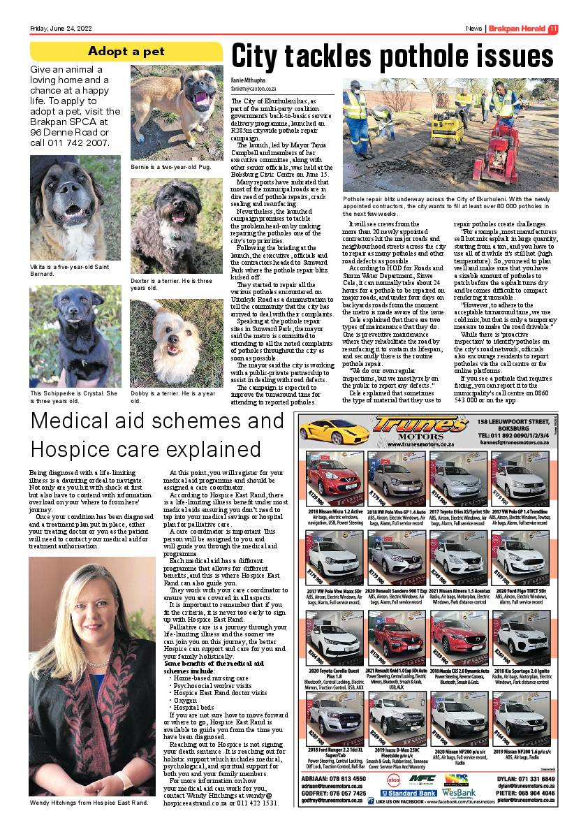Brakpan Herald 24 June 2022 page 11