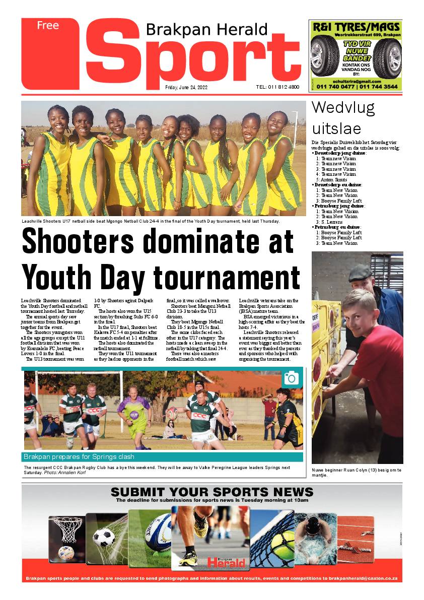 Brakpan Herald 24 June 2022 page 12