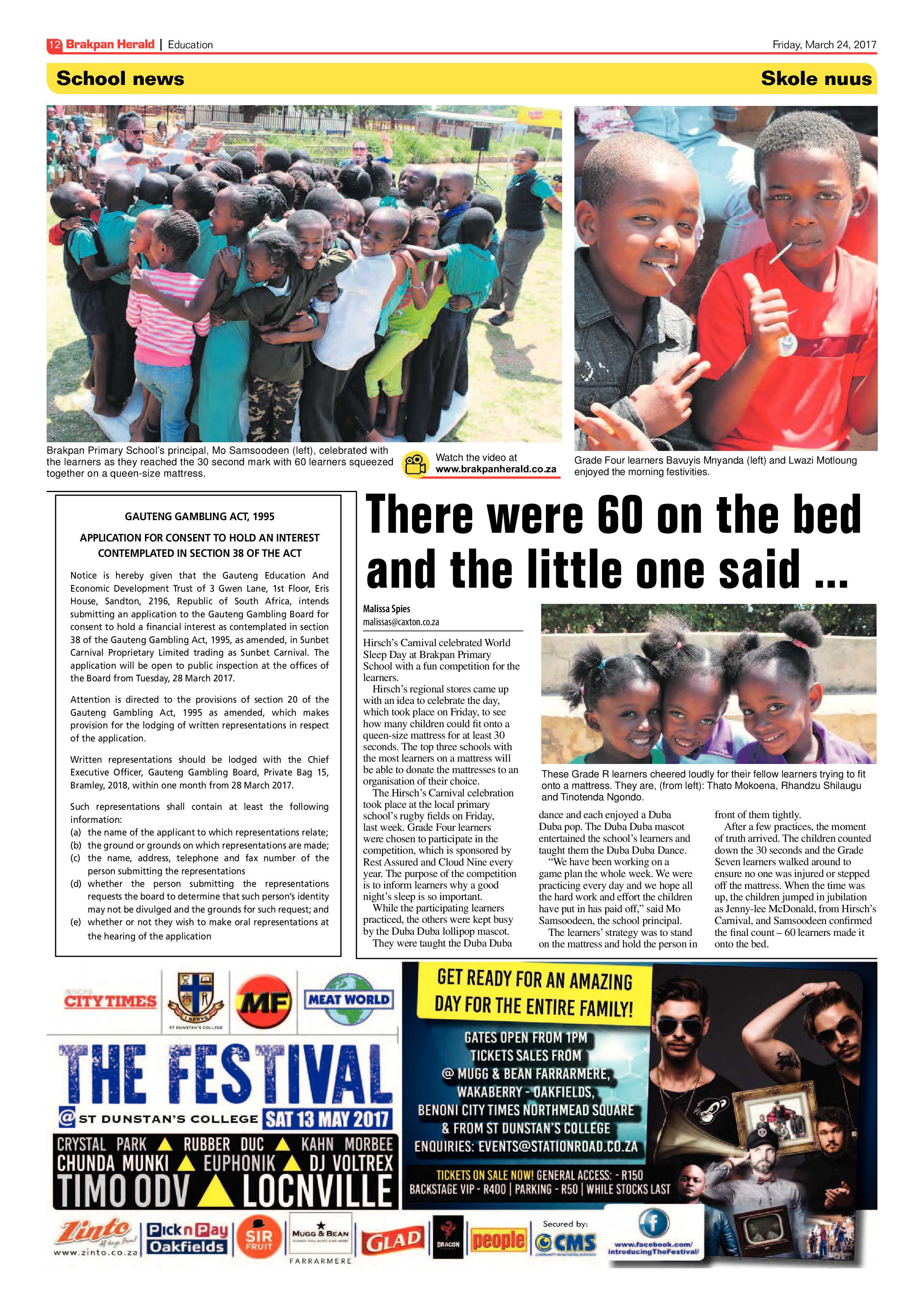 Brakpan Herald 24 March 2017 page 12