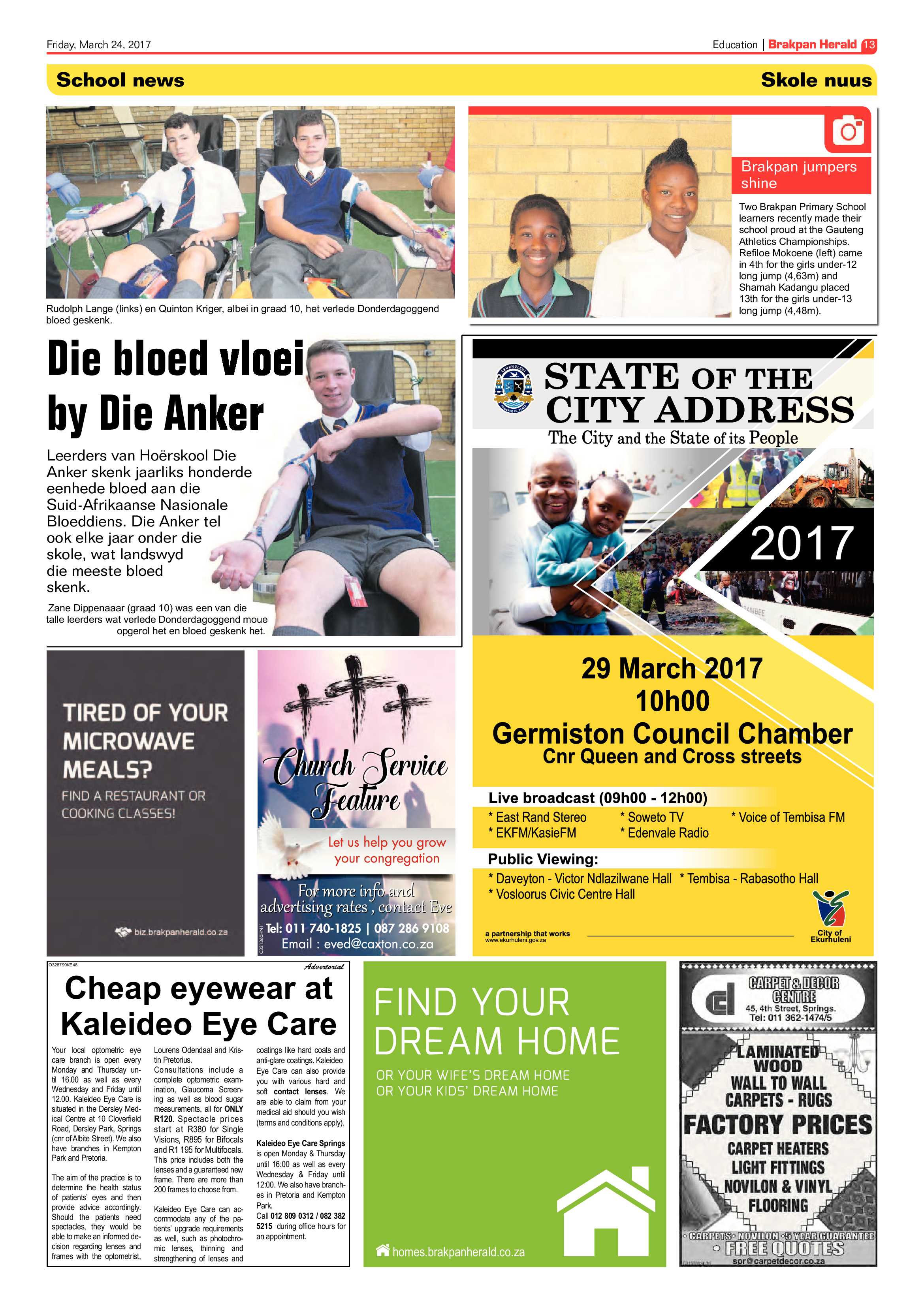Brakpan Herald 24 March 2017 page 13