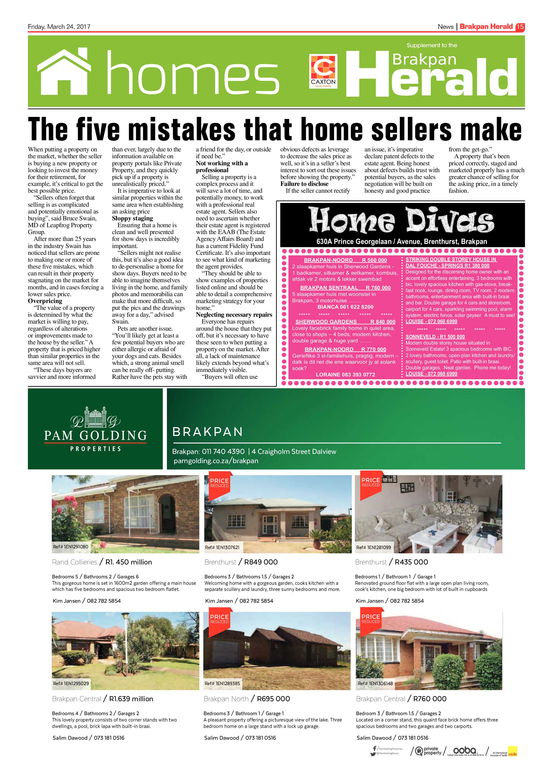 Brakpan Herald 24 March 2017 page 15