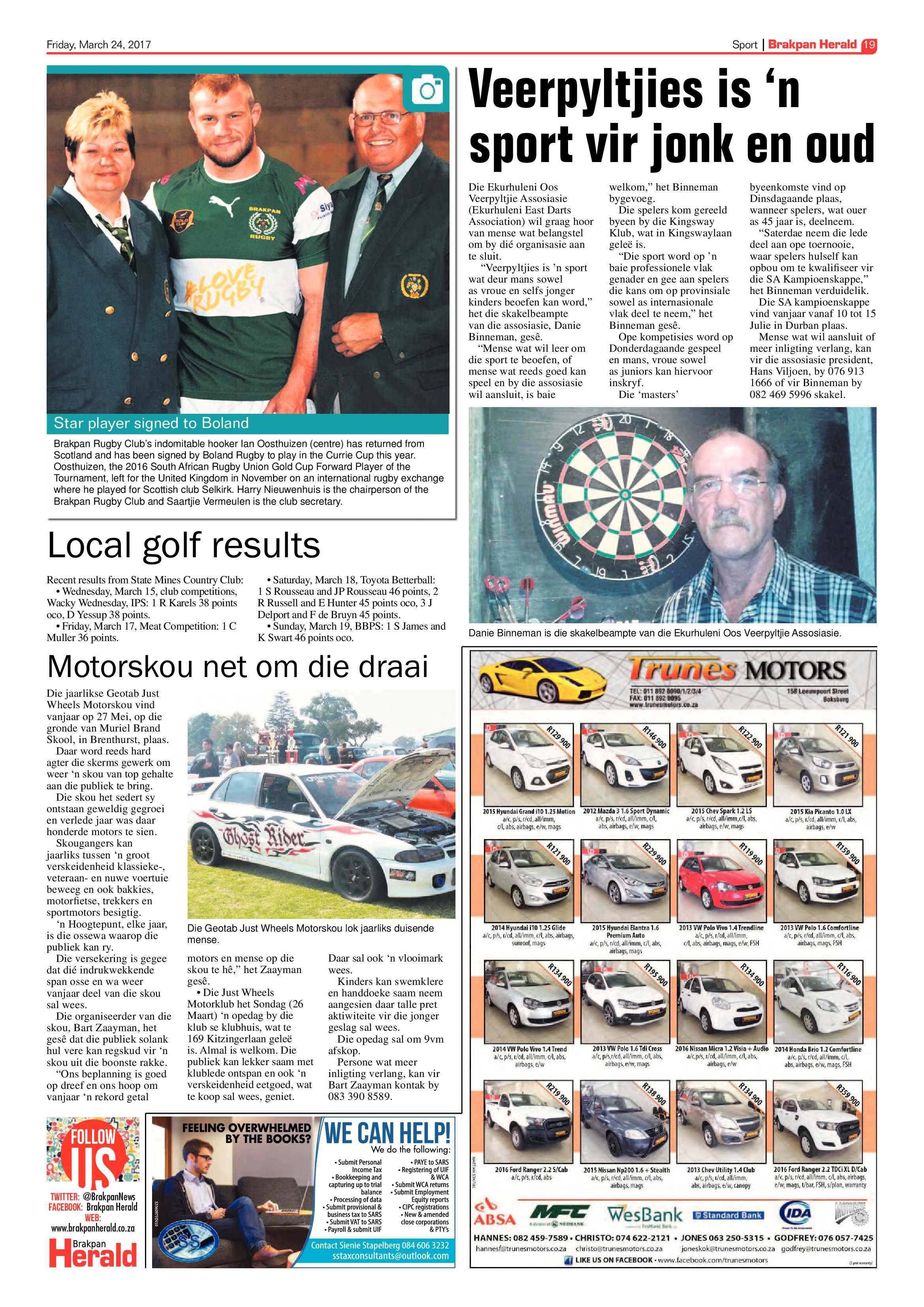 Brakpan Herald 24 March 2017 page 19
