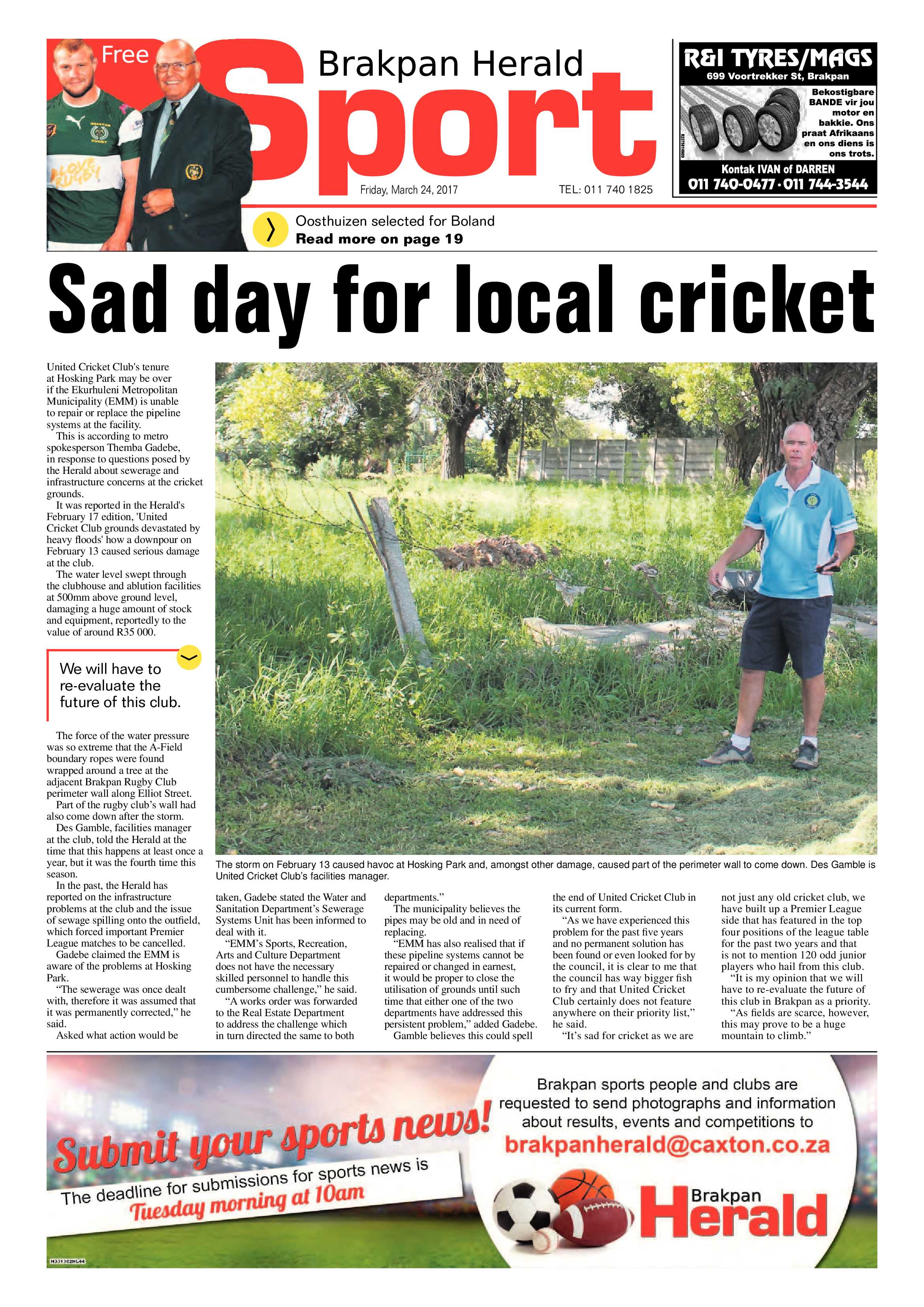 Brakpan Herald 24 March 2017 page 20