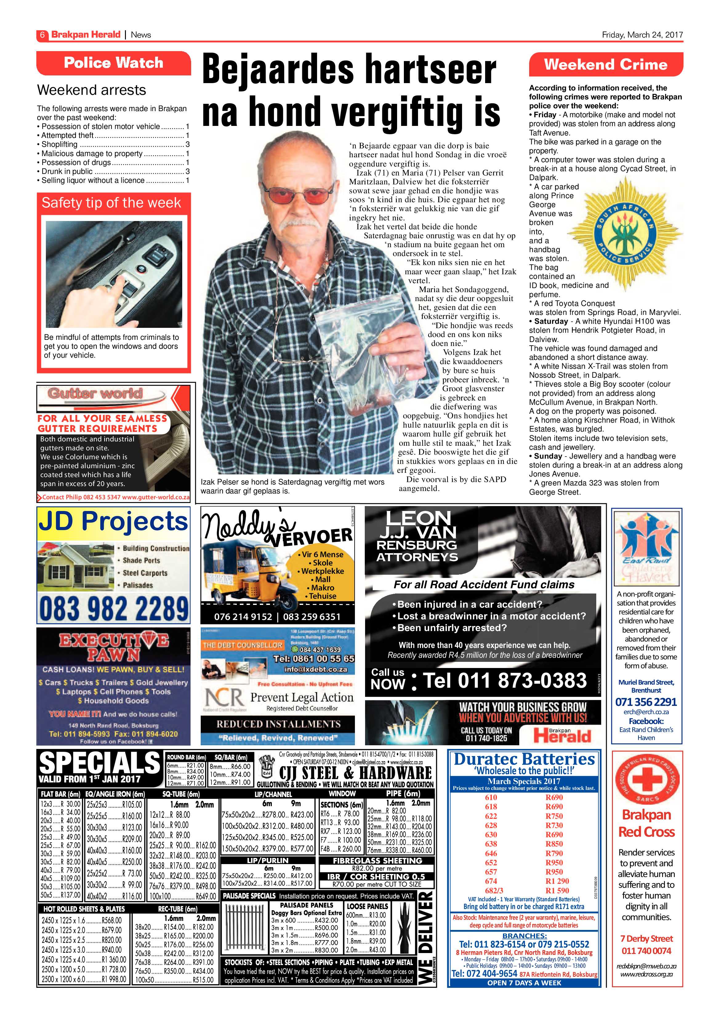 Brakpan Herald 24 March 2017 page 6