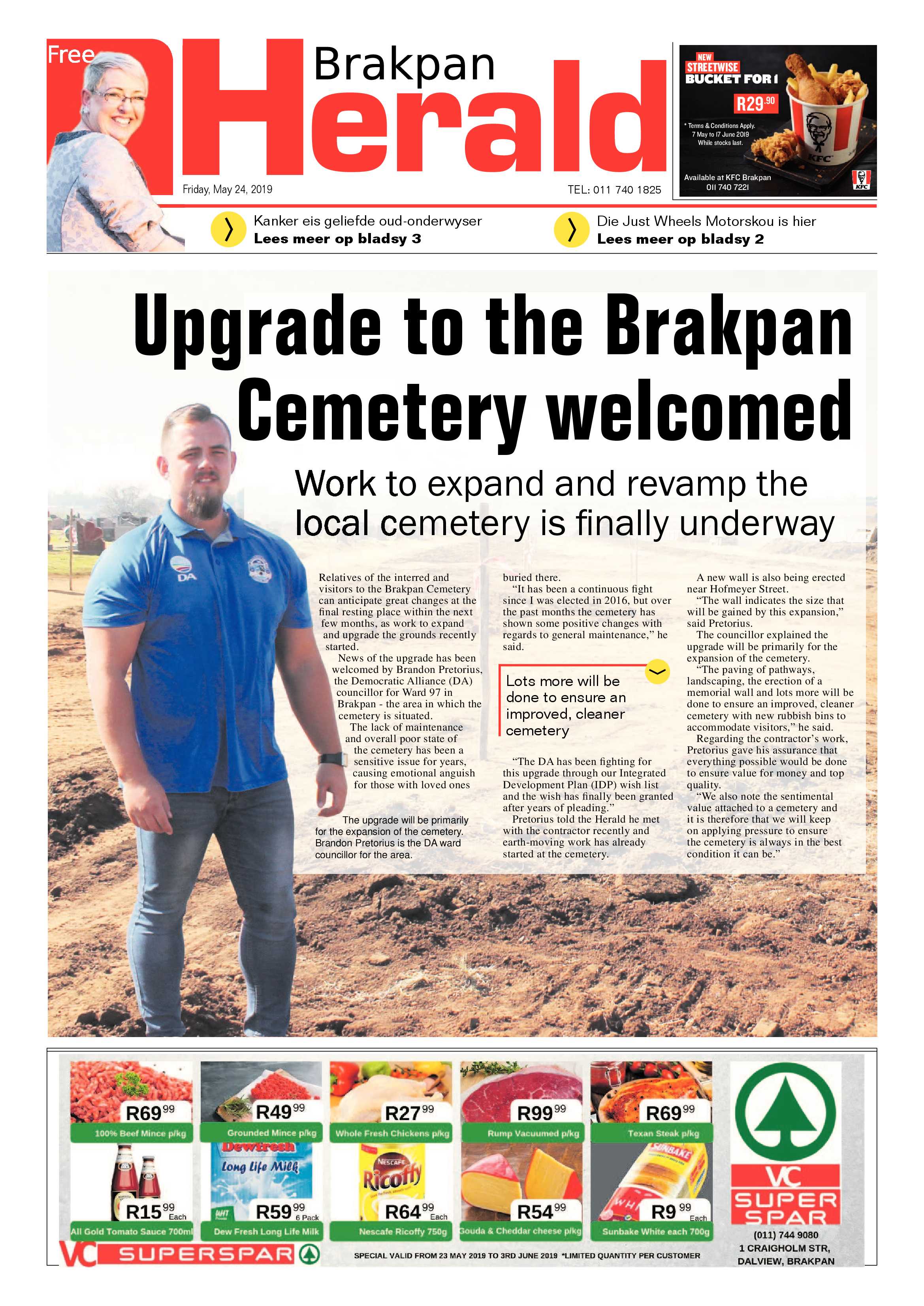 Brakpan Herald 24 May 2019 page 1