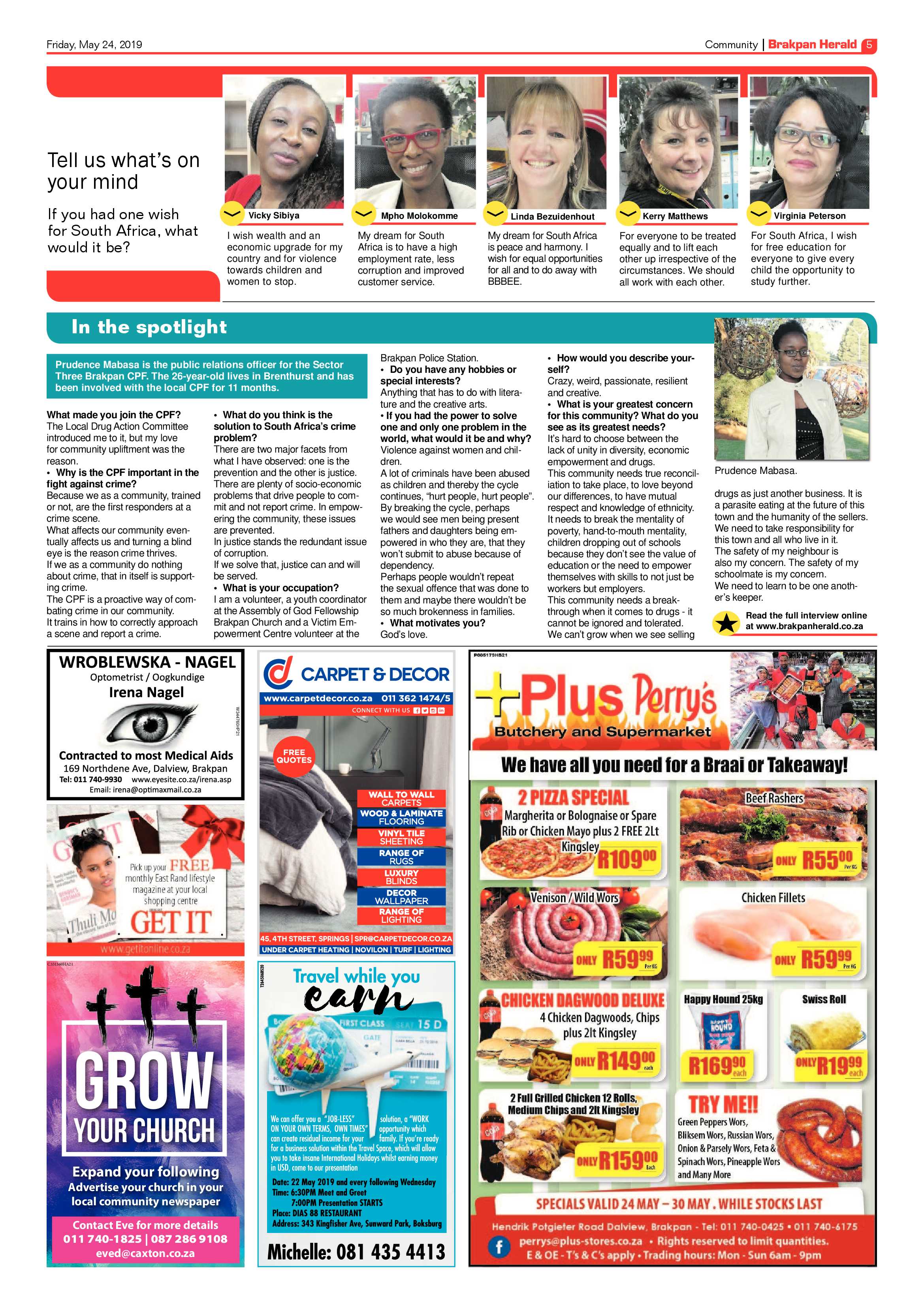 Brakpan Herald 24 May 2019 page 5