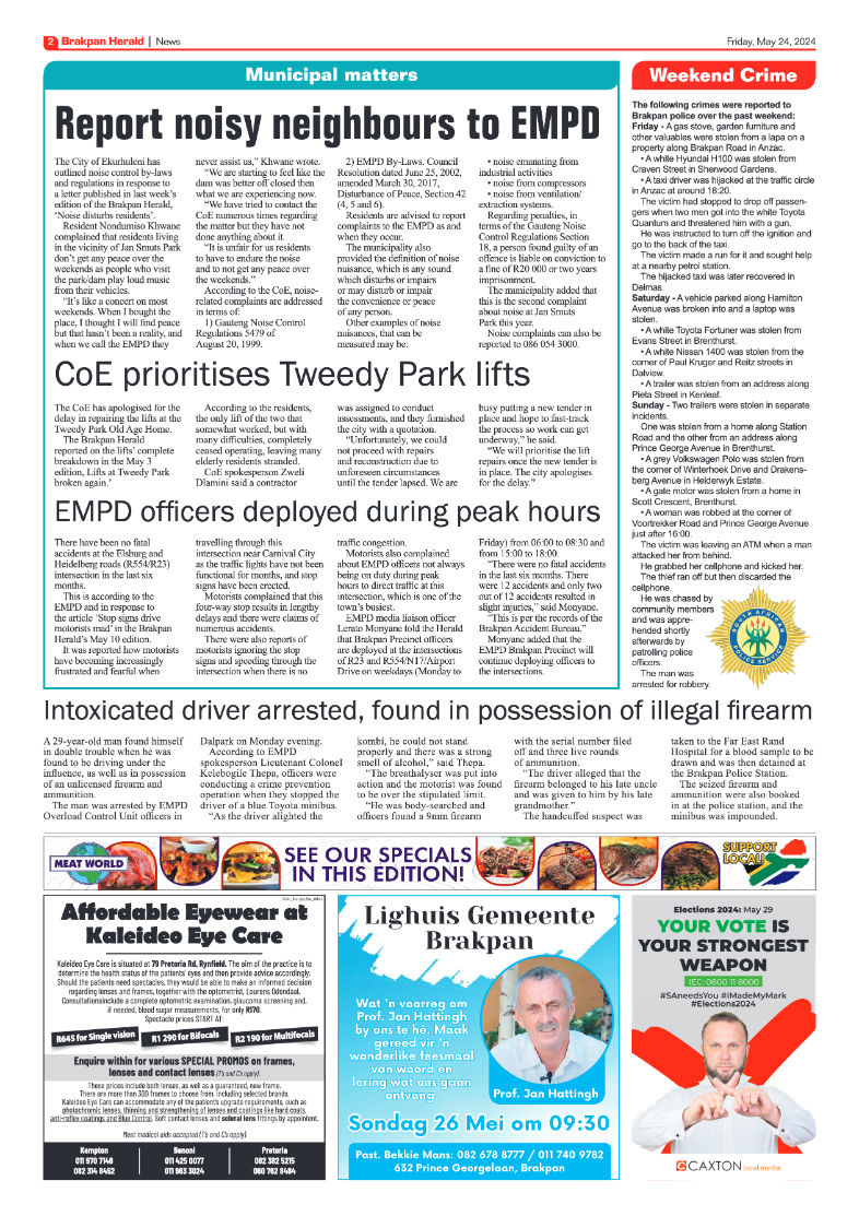 Brakpan Herald 24 May 2024 page 2
