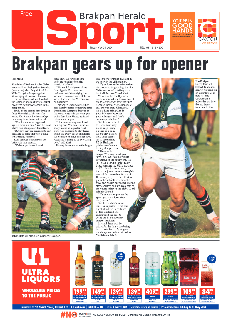 Brakpan Herald 24 May 2024 page 8