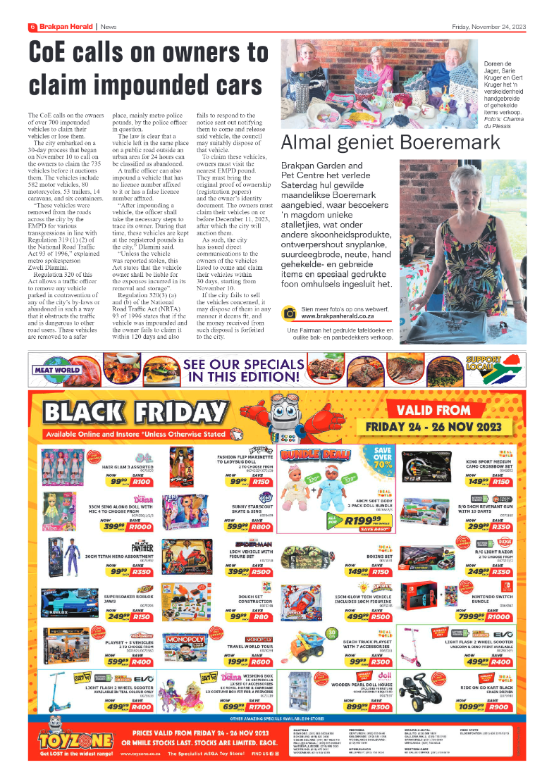 Brakpan Herald 24 November 2023 page 6