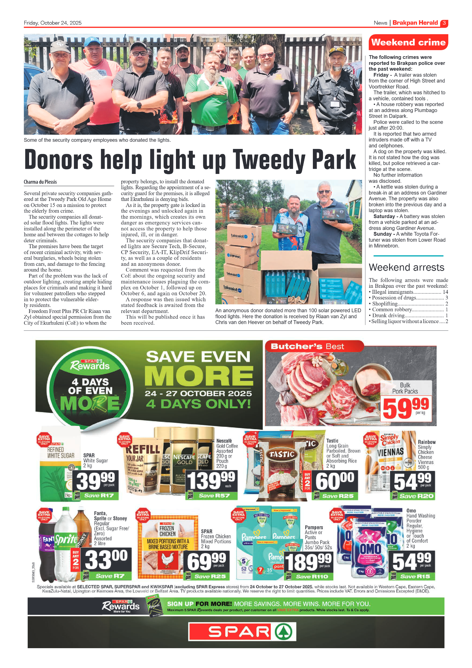 Brakpan Herald 24 October 2025 page 3