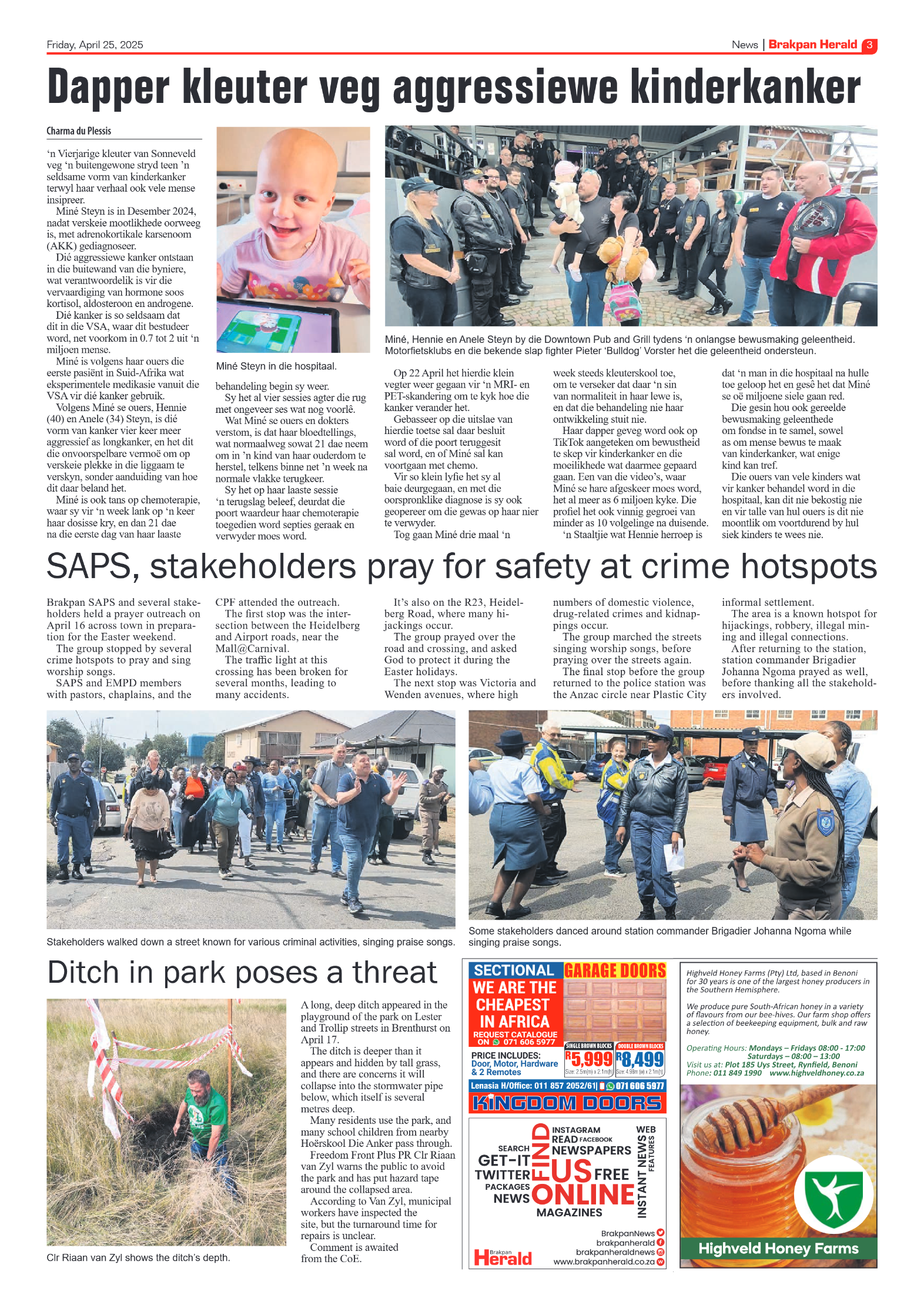 Brakpan Herald 25 April 2025 page 3