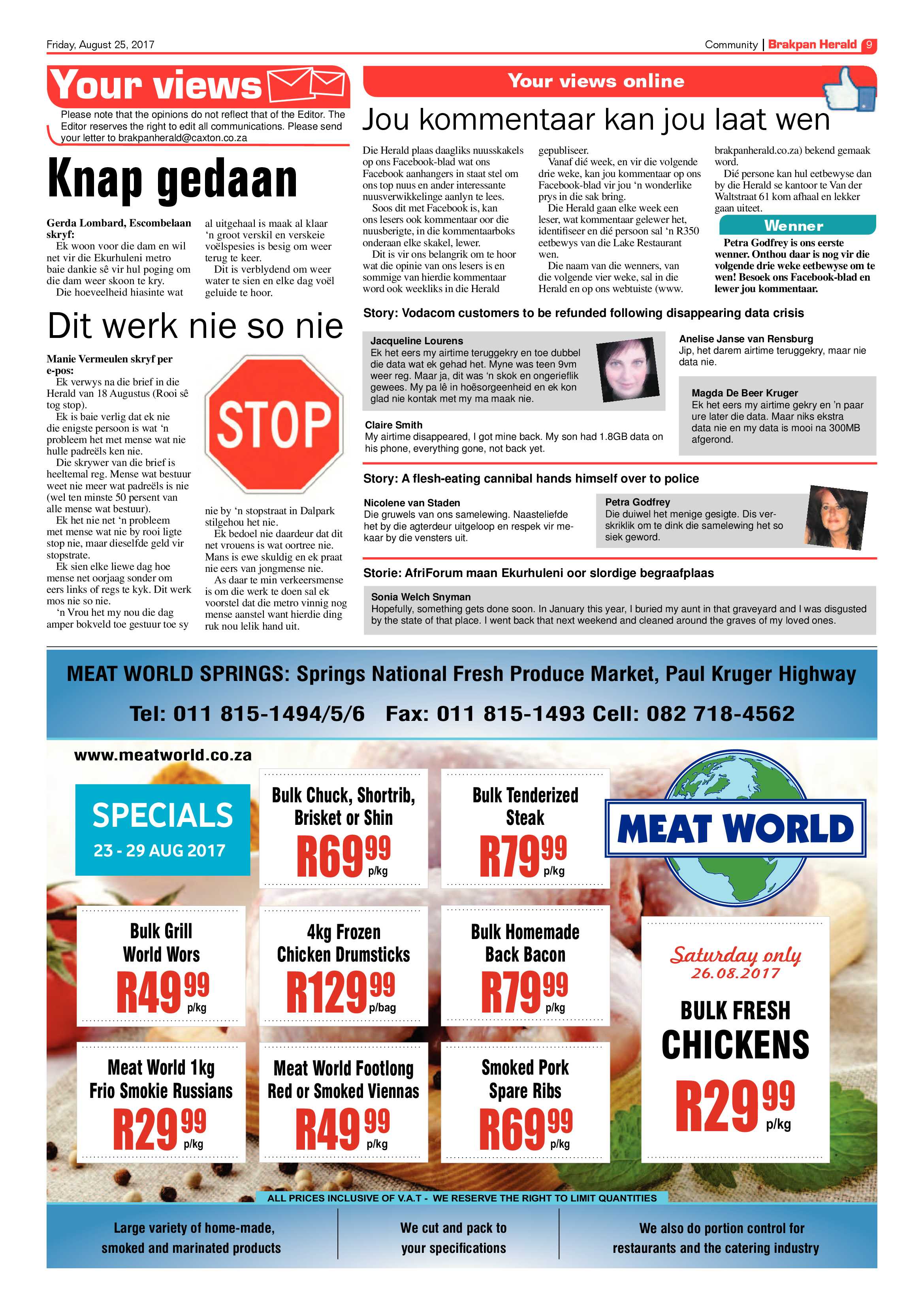 Brakpan Herald 25 August 2017 page 11