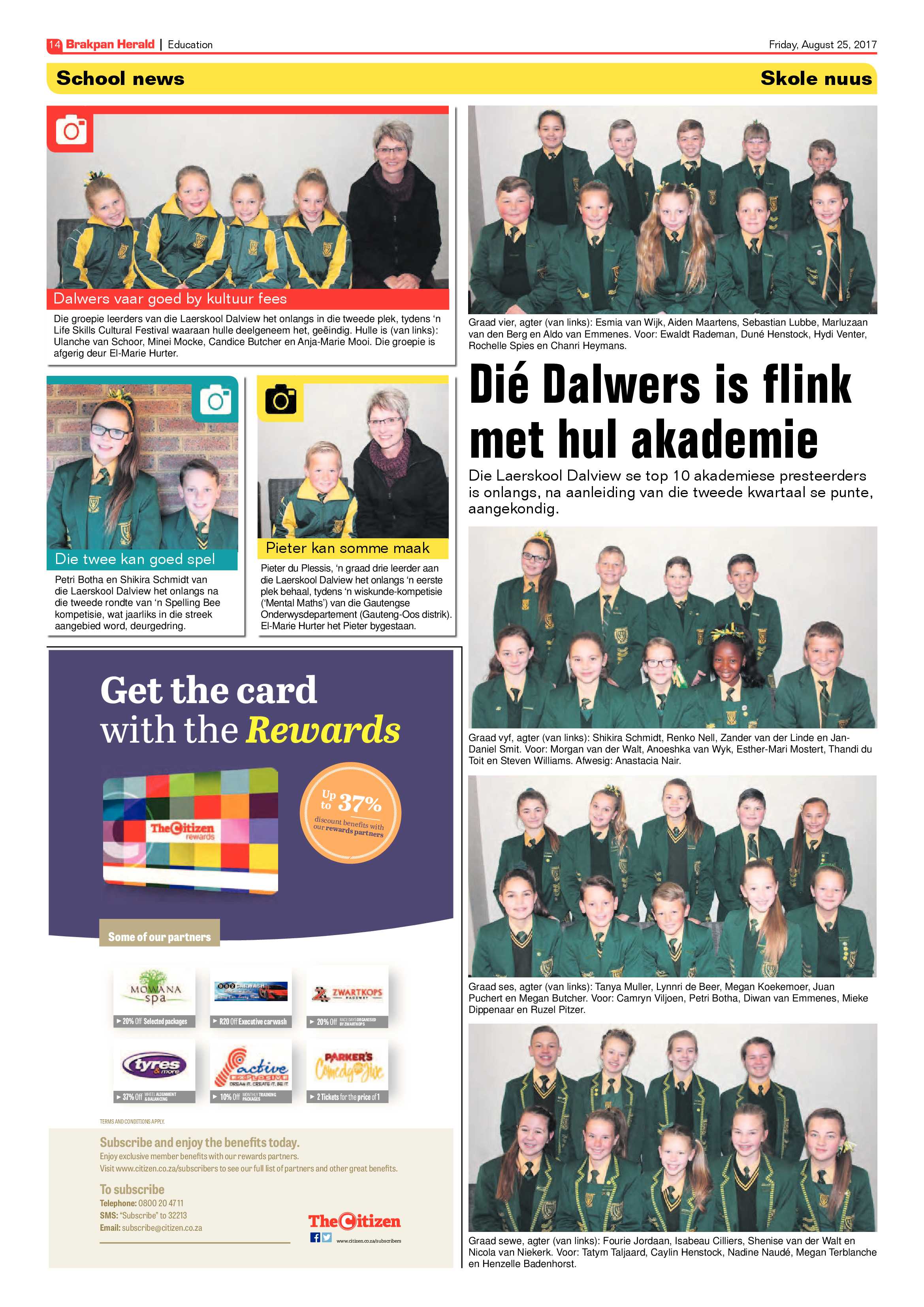 Brakpan Herald 25 August 2017 page 16