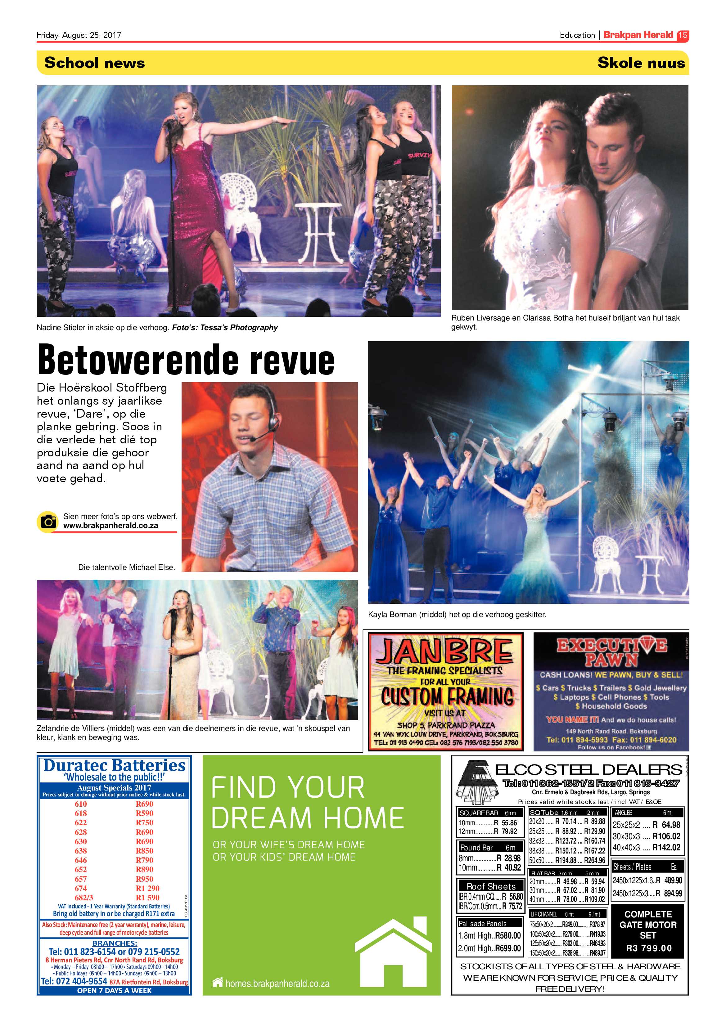 Brakpan Herald 25 August 2017 page 17