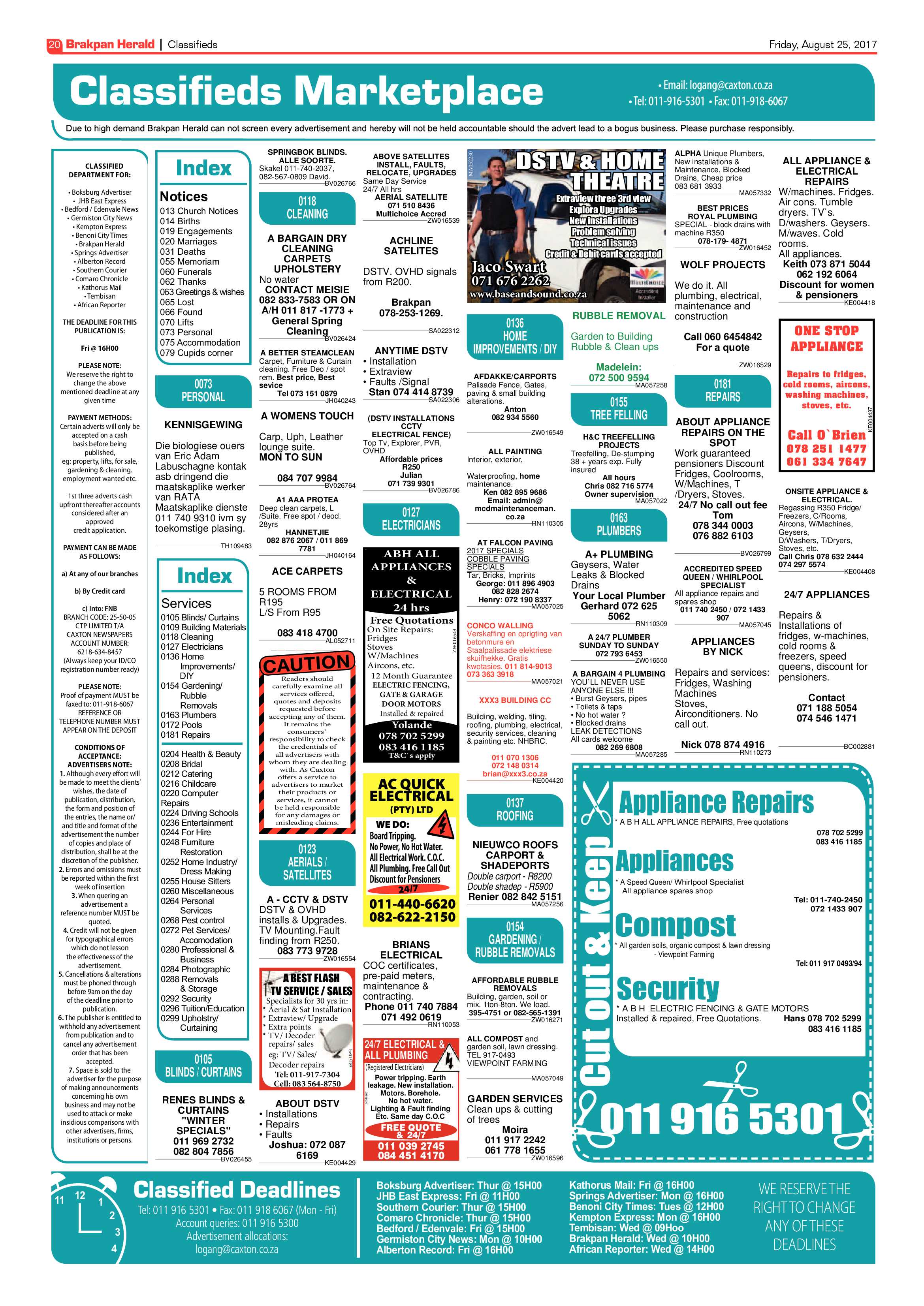 Brakpan Herald 25 August 2017 page 22