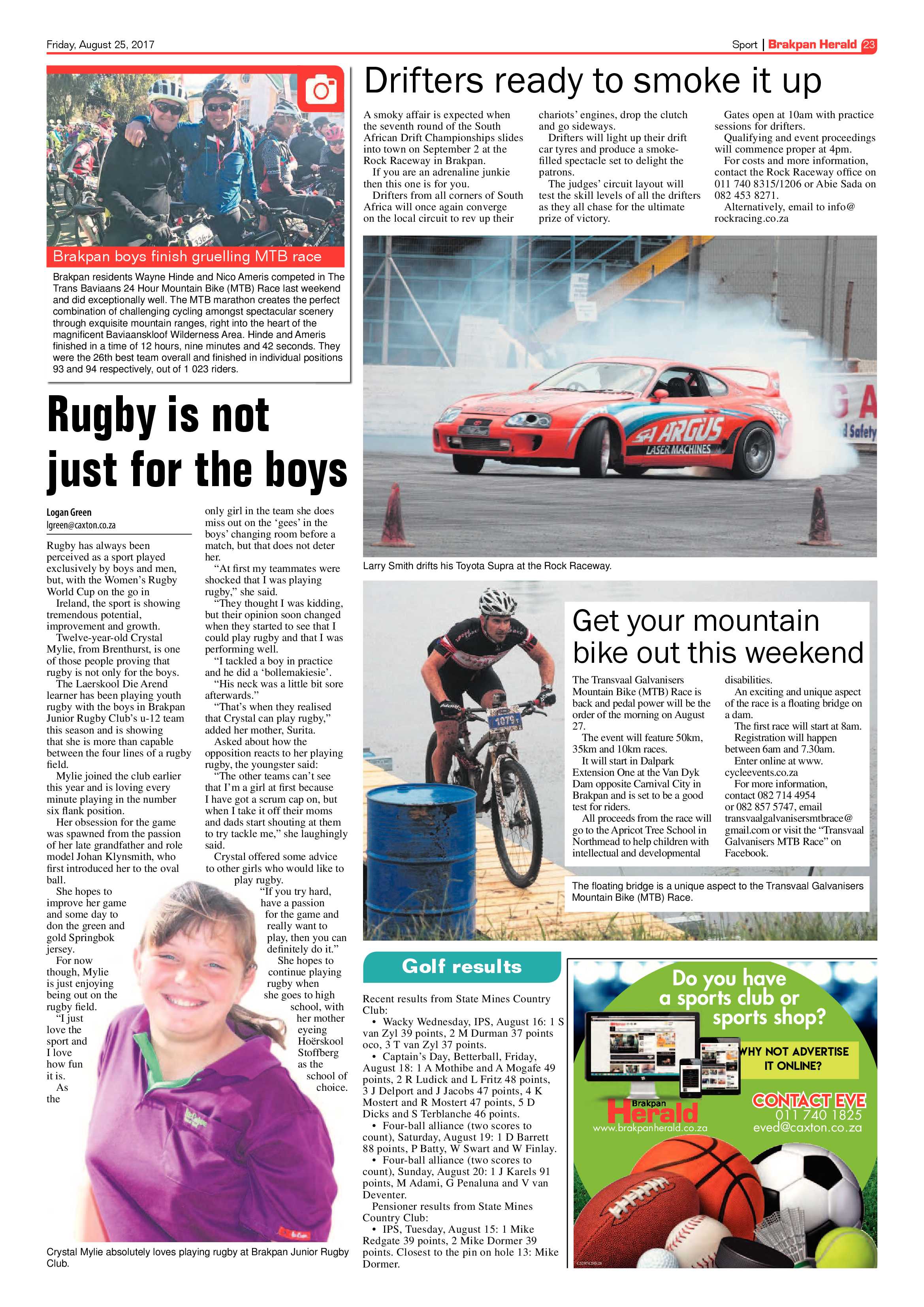Brakpan Herald 25 August 2017 page 25