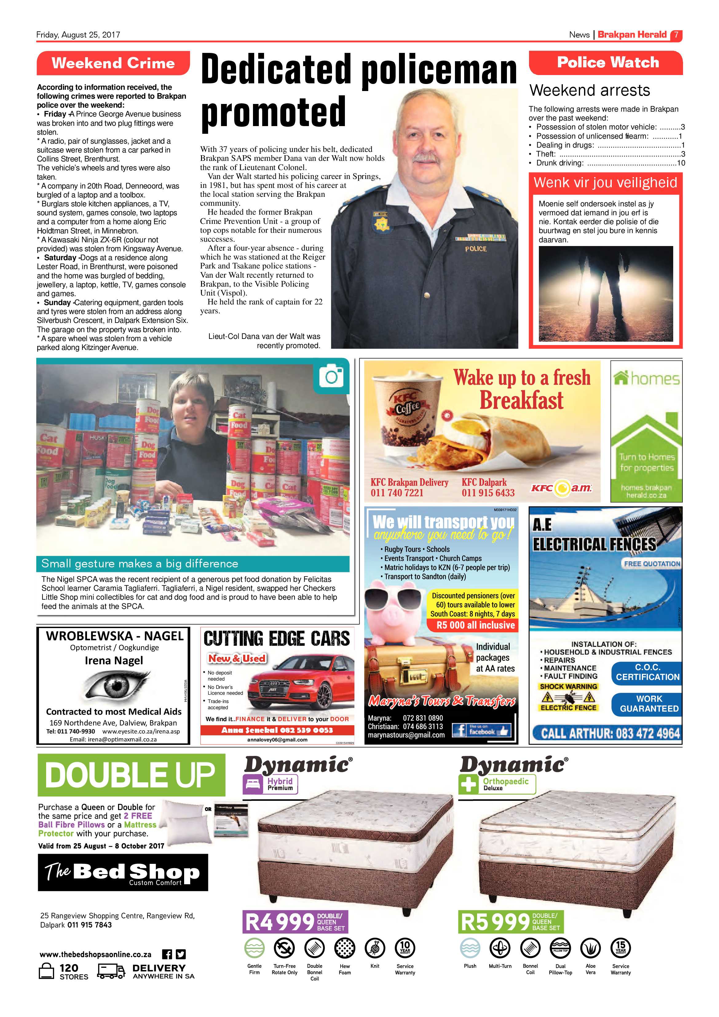 Brakpan Herald 25 August 2017 page 9
