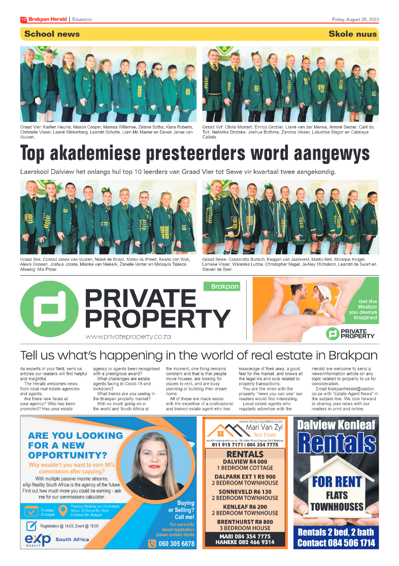 Brakpan Herald 25 August 2022 page 10