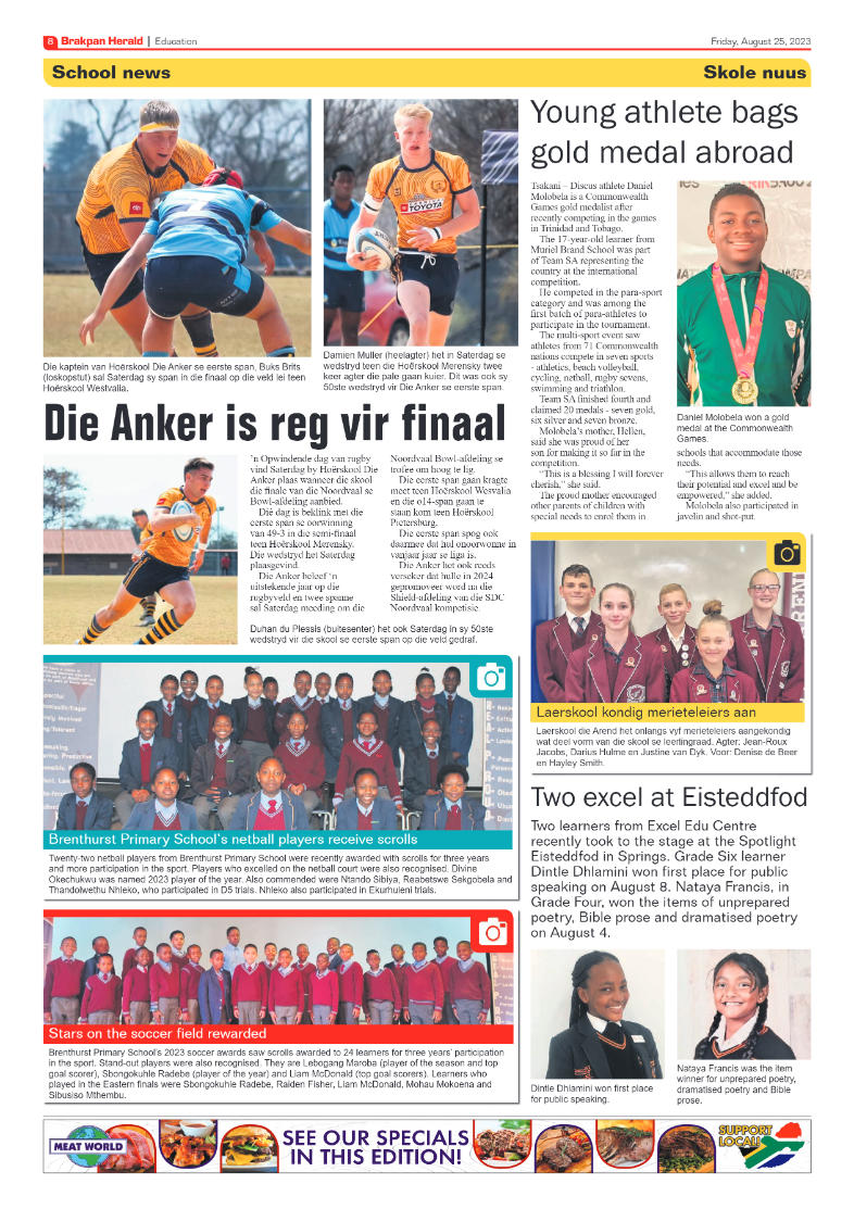 Brakpan Herald 25 August 2022 page 8