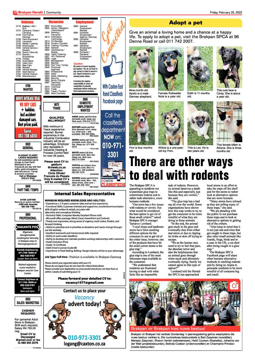 Brakpan Herald 25 February 2022 page 10