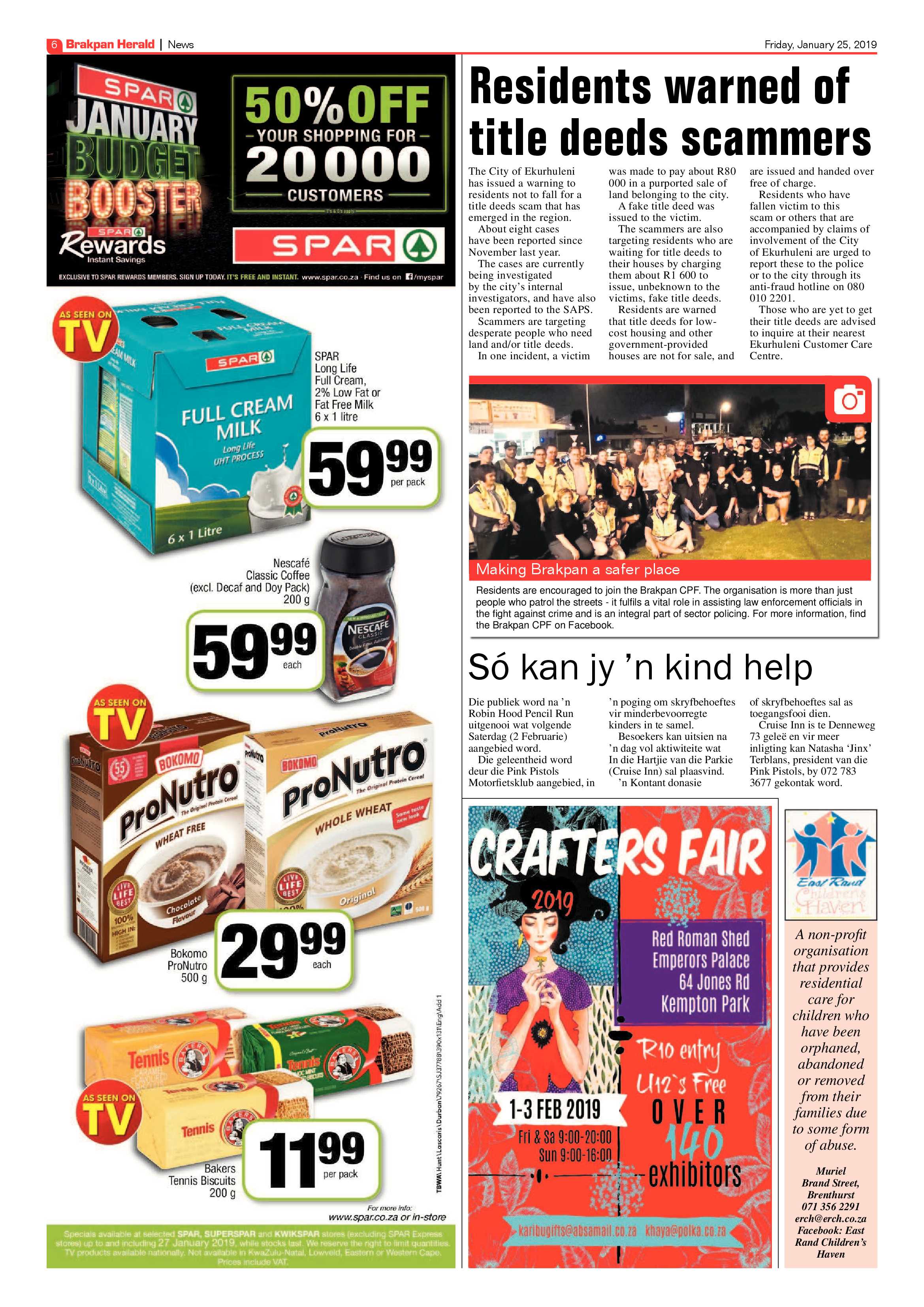 Brakpan Herald 25 January 2019 page 6
