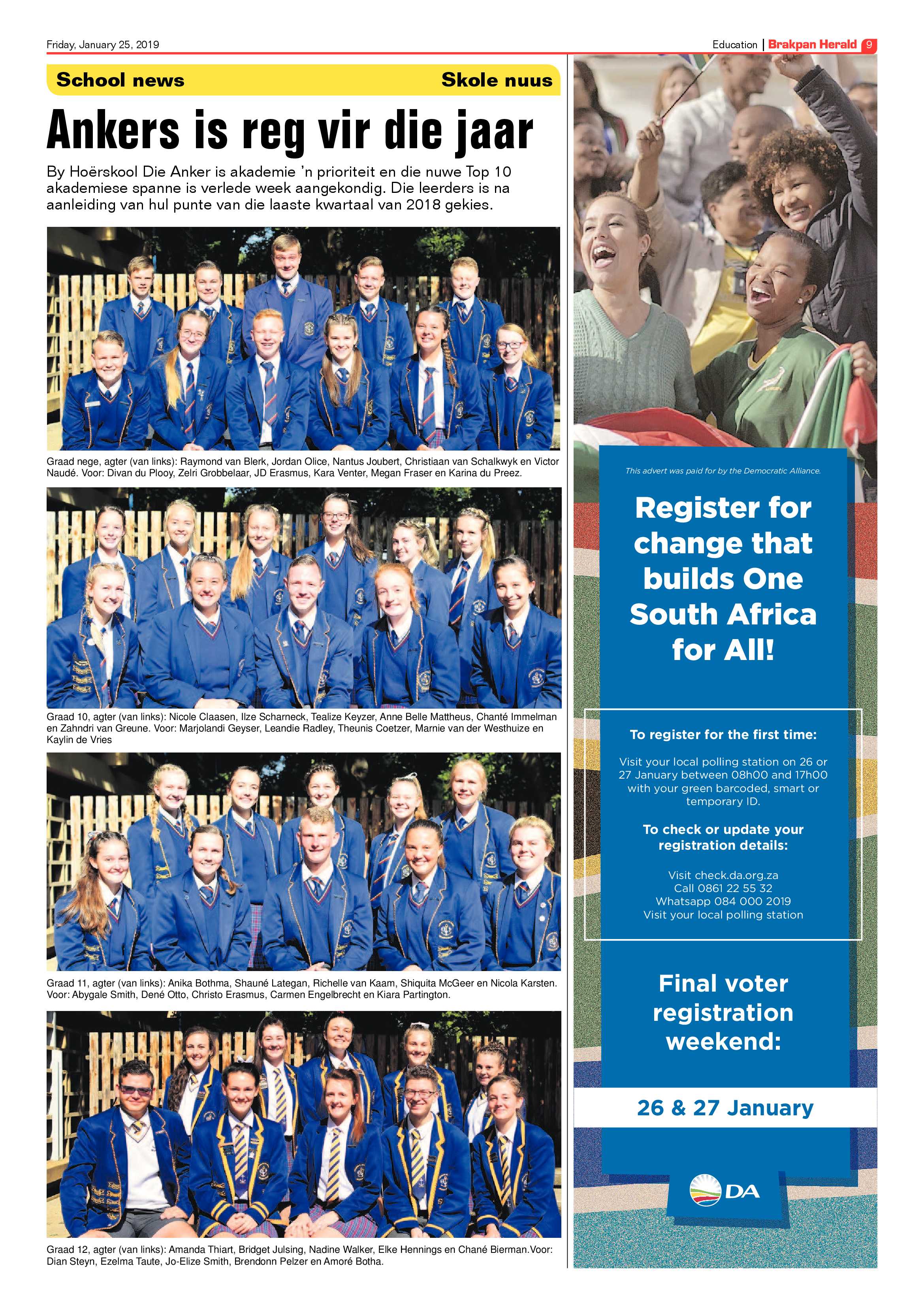 Brakpan Herald 25 January 2019 page 9