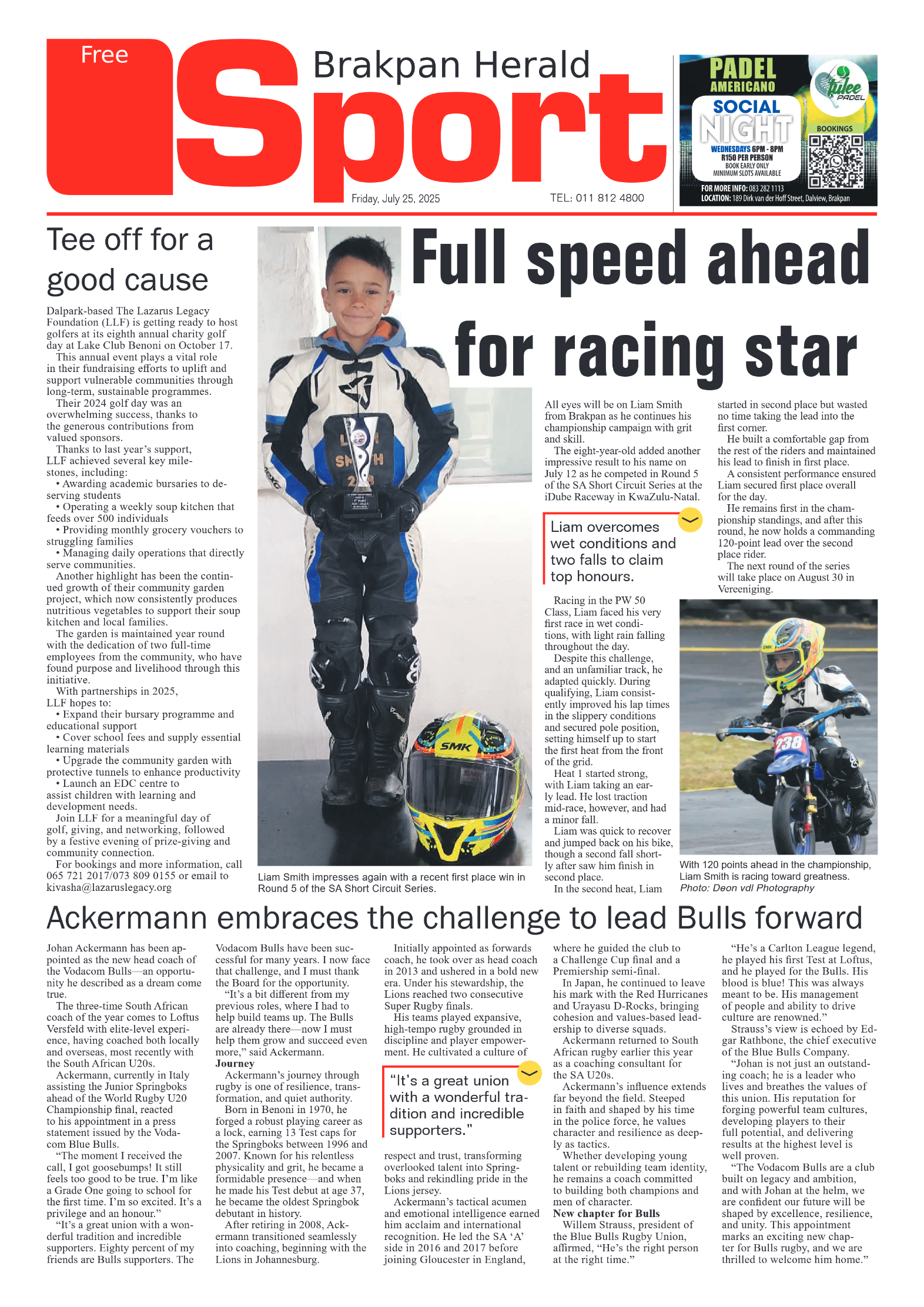 Brakpan Herald 25 July 2025 page 12