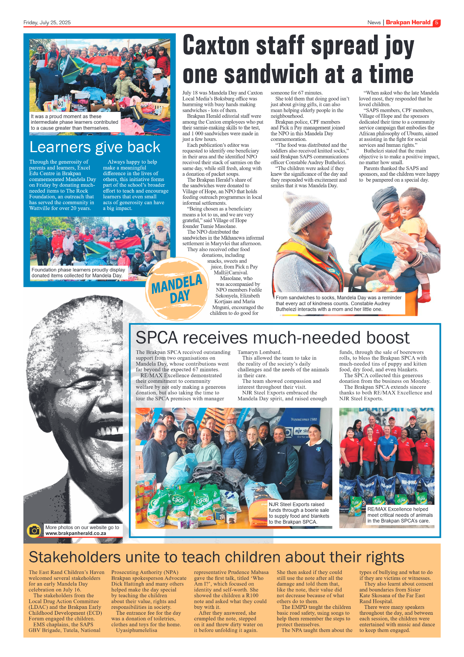 Brakpan Herald 25 July 2025 page 5