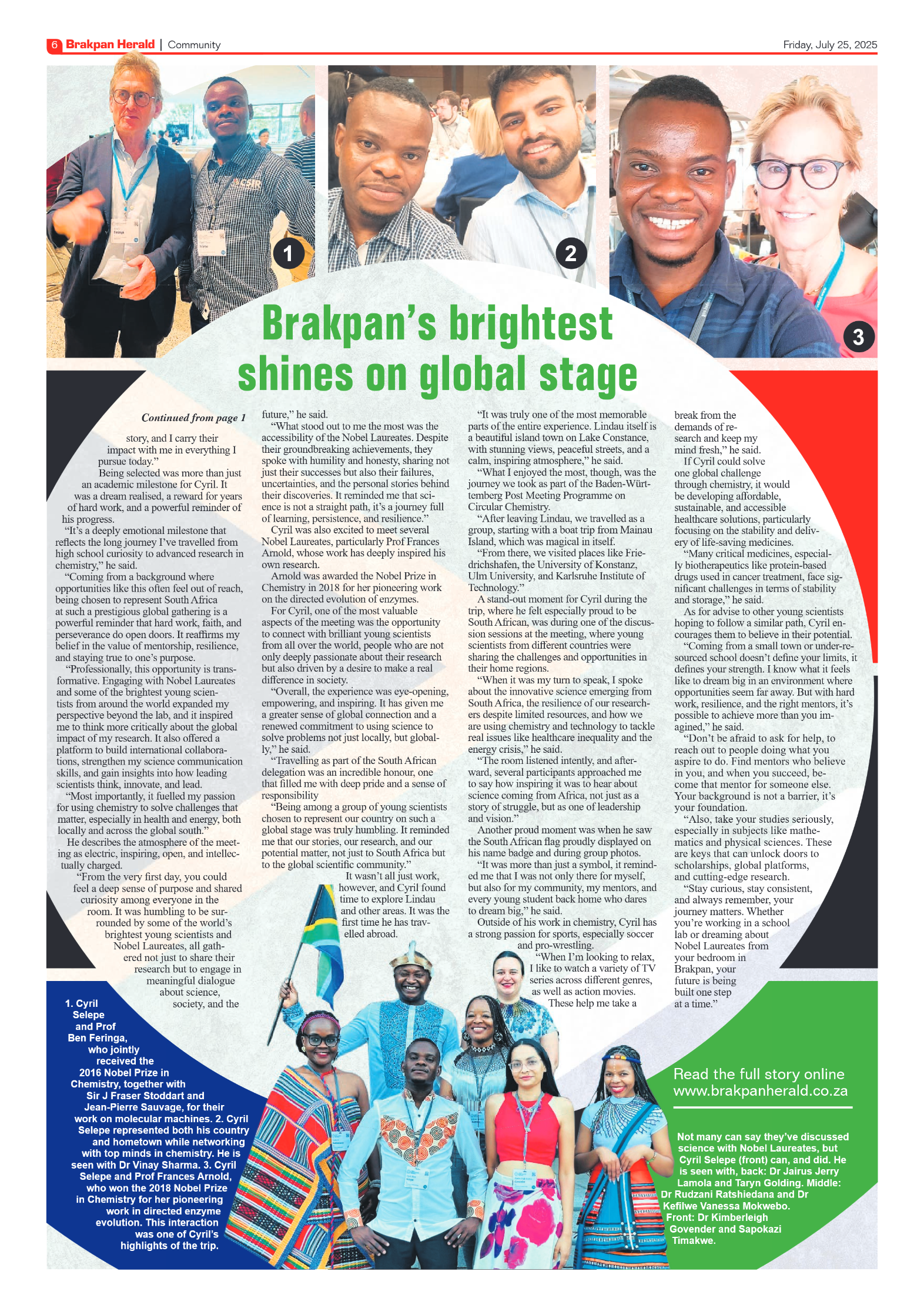 Brakpan Herald 25 July 2025 page 6