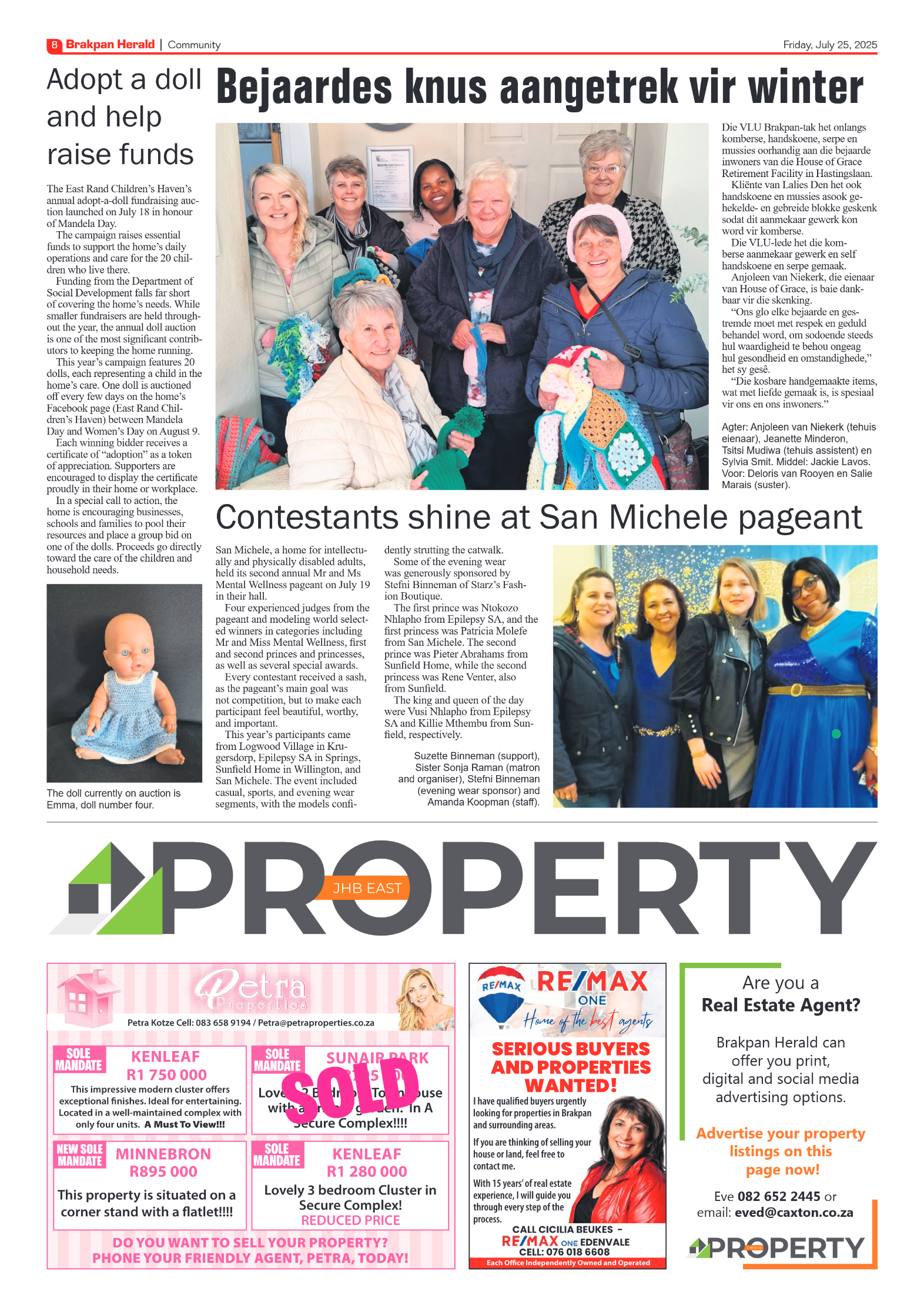 Brakpan Herald 25 July 2025 page 8