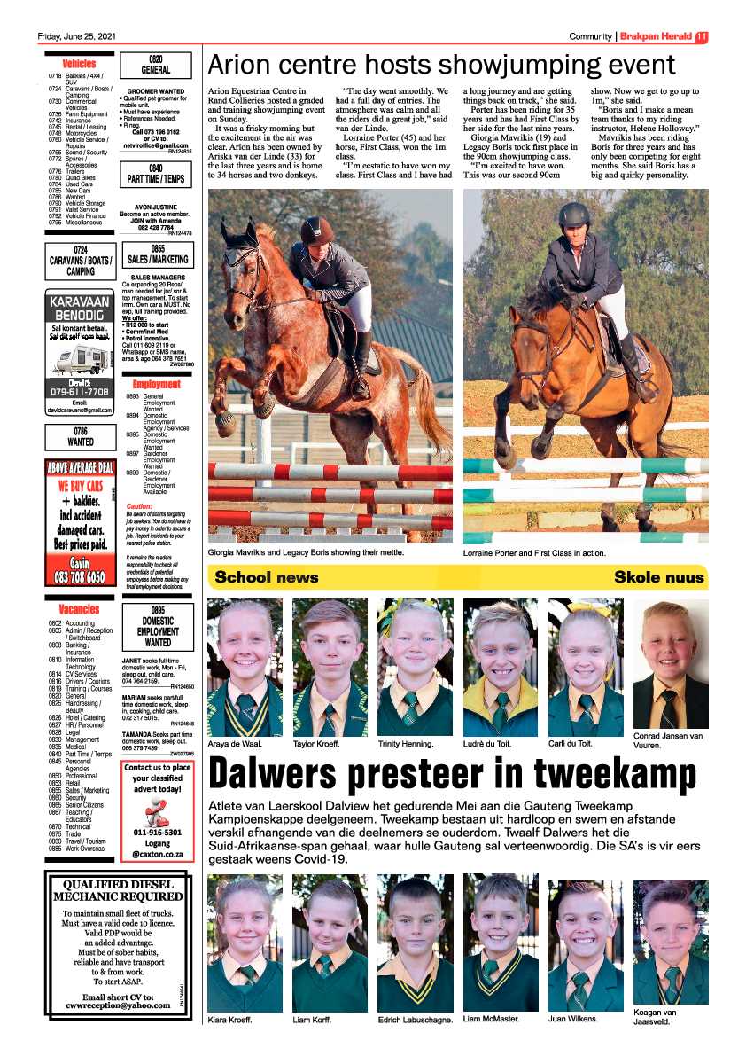 Brakpan Herald 25 June 2021 page 11