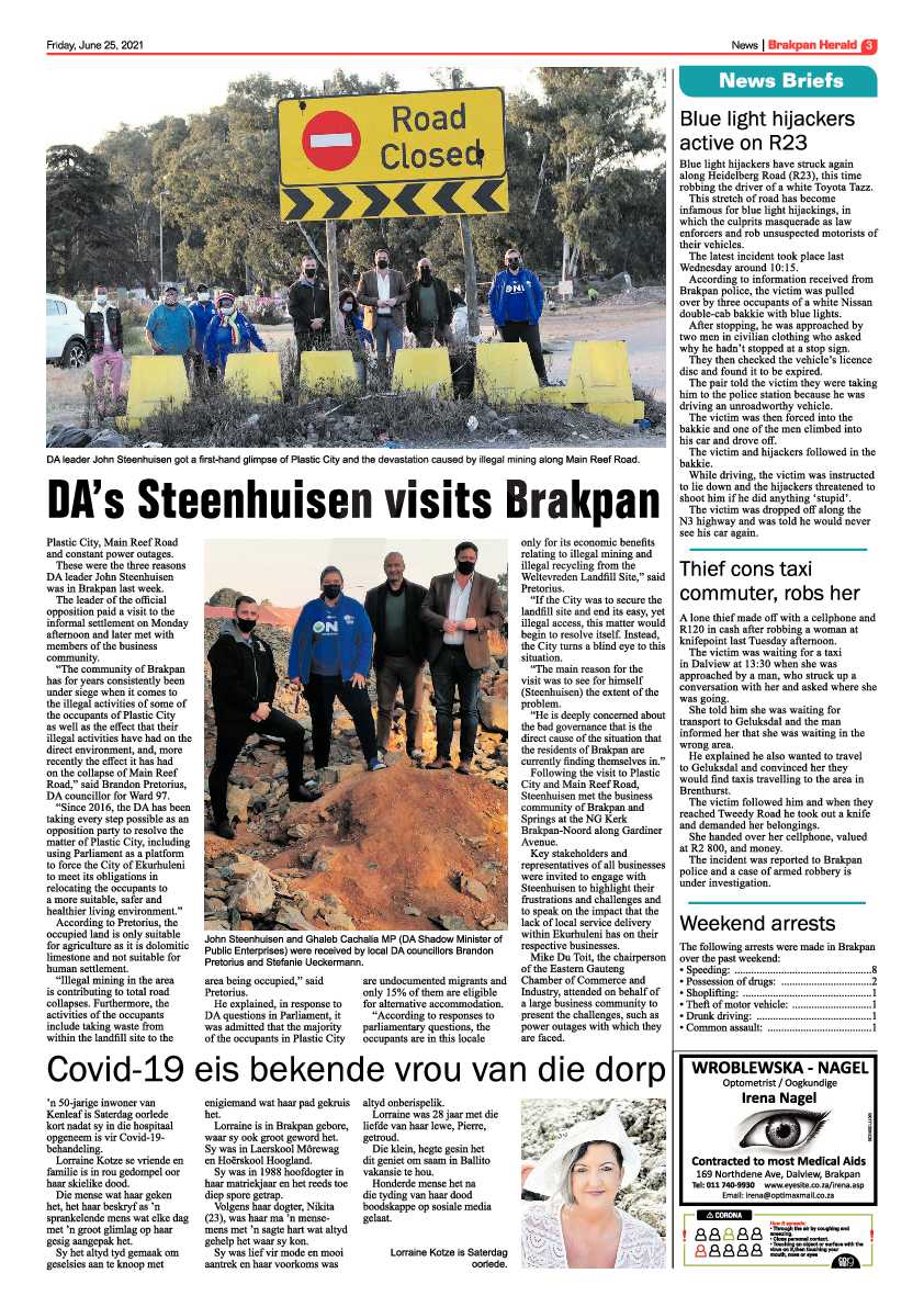 Brakpan Herald 25 June 2021 page 3