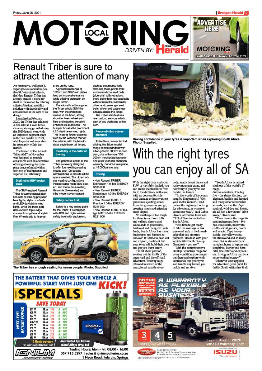 Brakpan Herald 25 June 2021 page 9