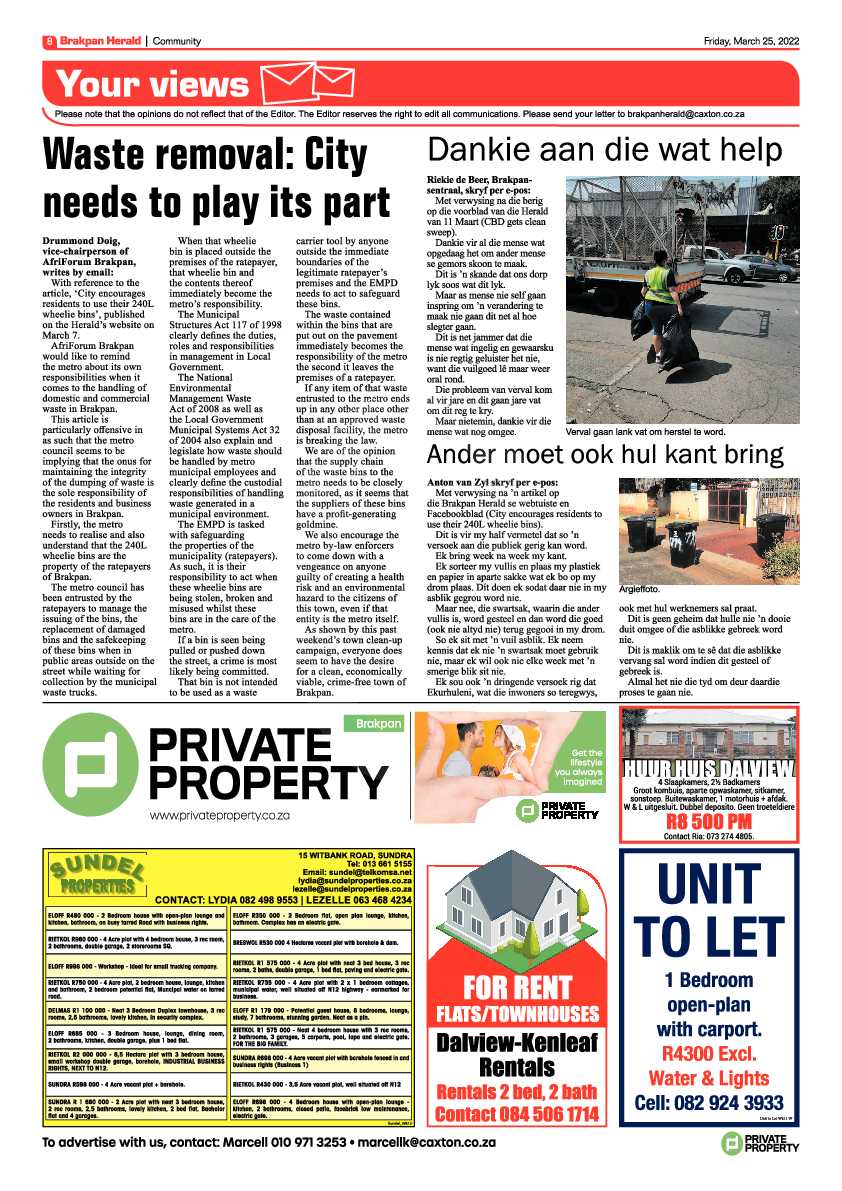 Brakpan Herald 25 March 2022 page 10