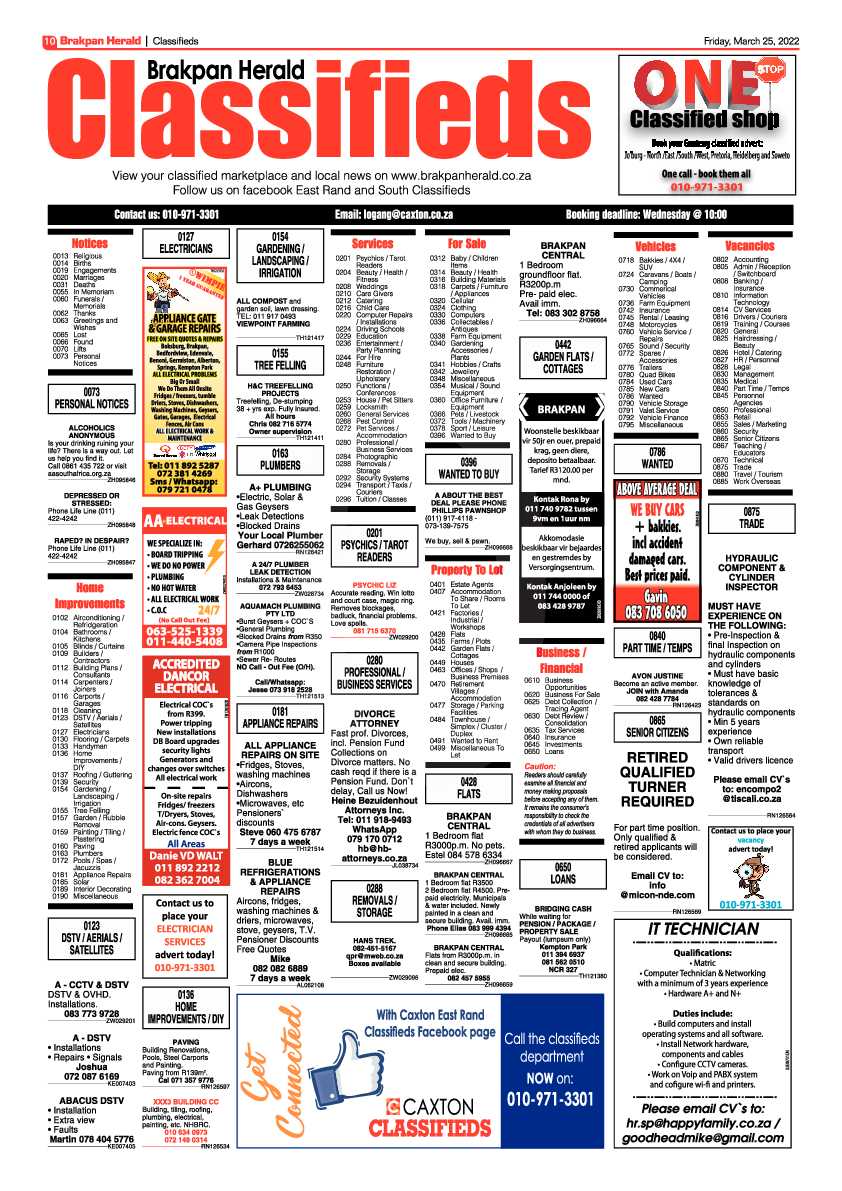 Brakpan Herald 25 March 2022 page 12