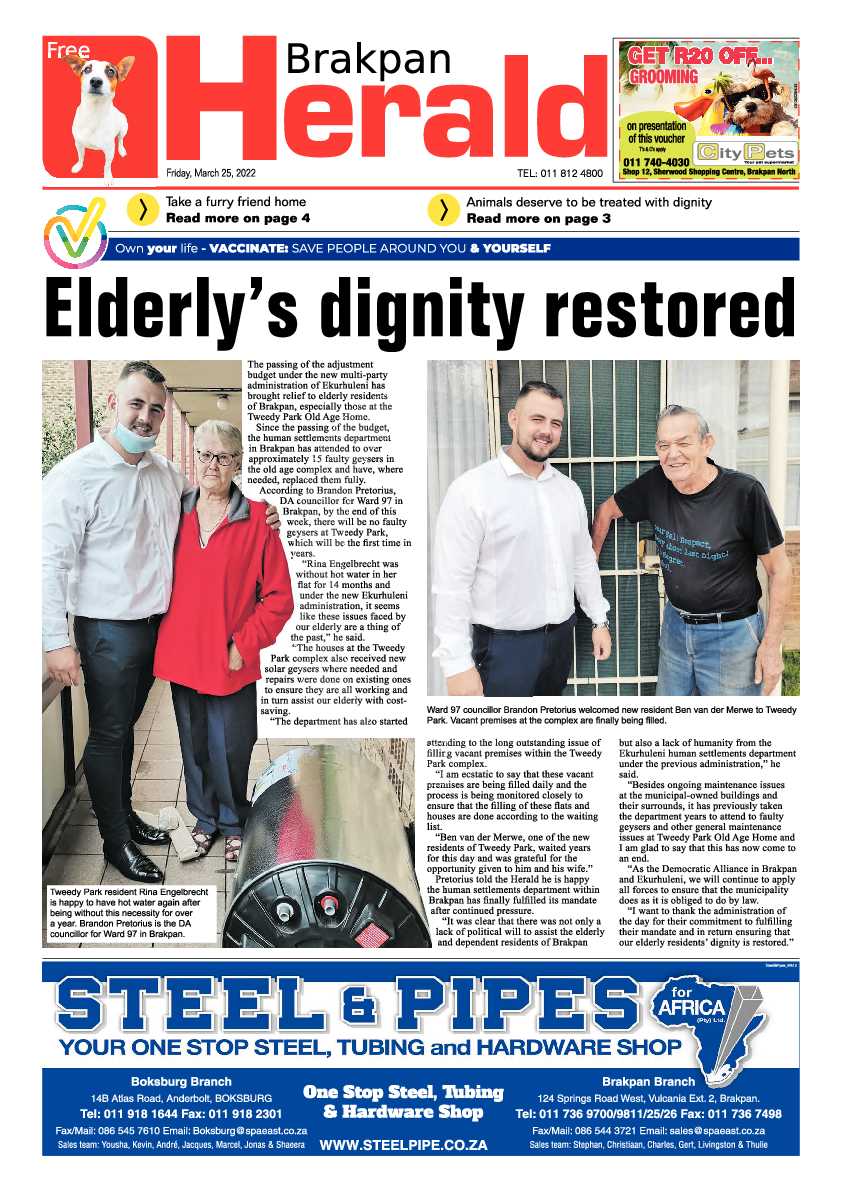 Brakpan Herald 25 March 2022 page 3