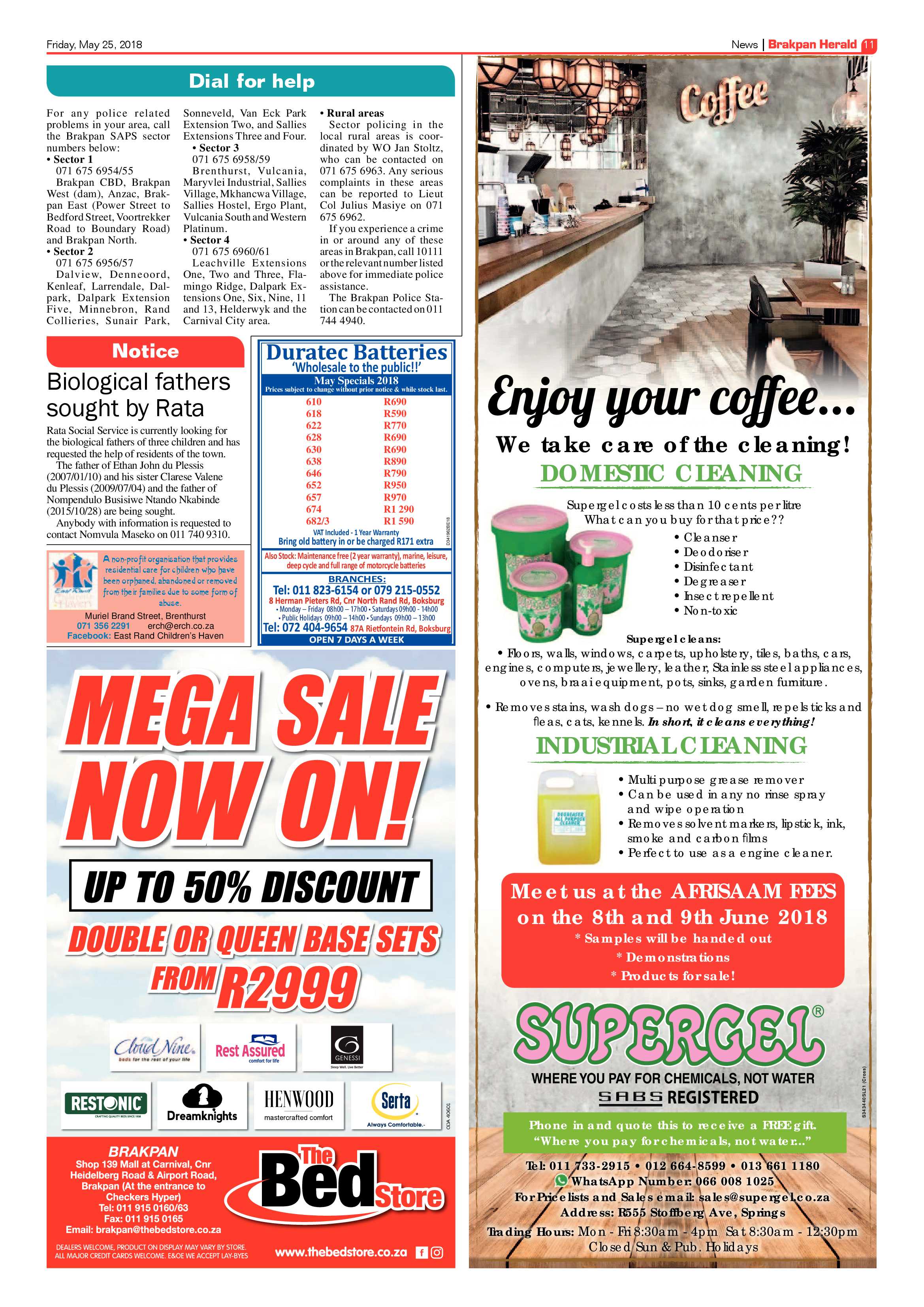 Brakpan Herald 25 May 2018 page 11